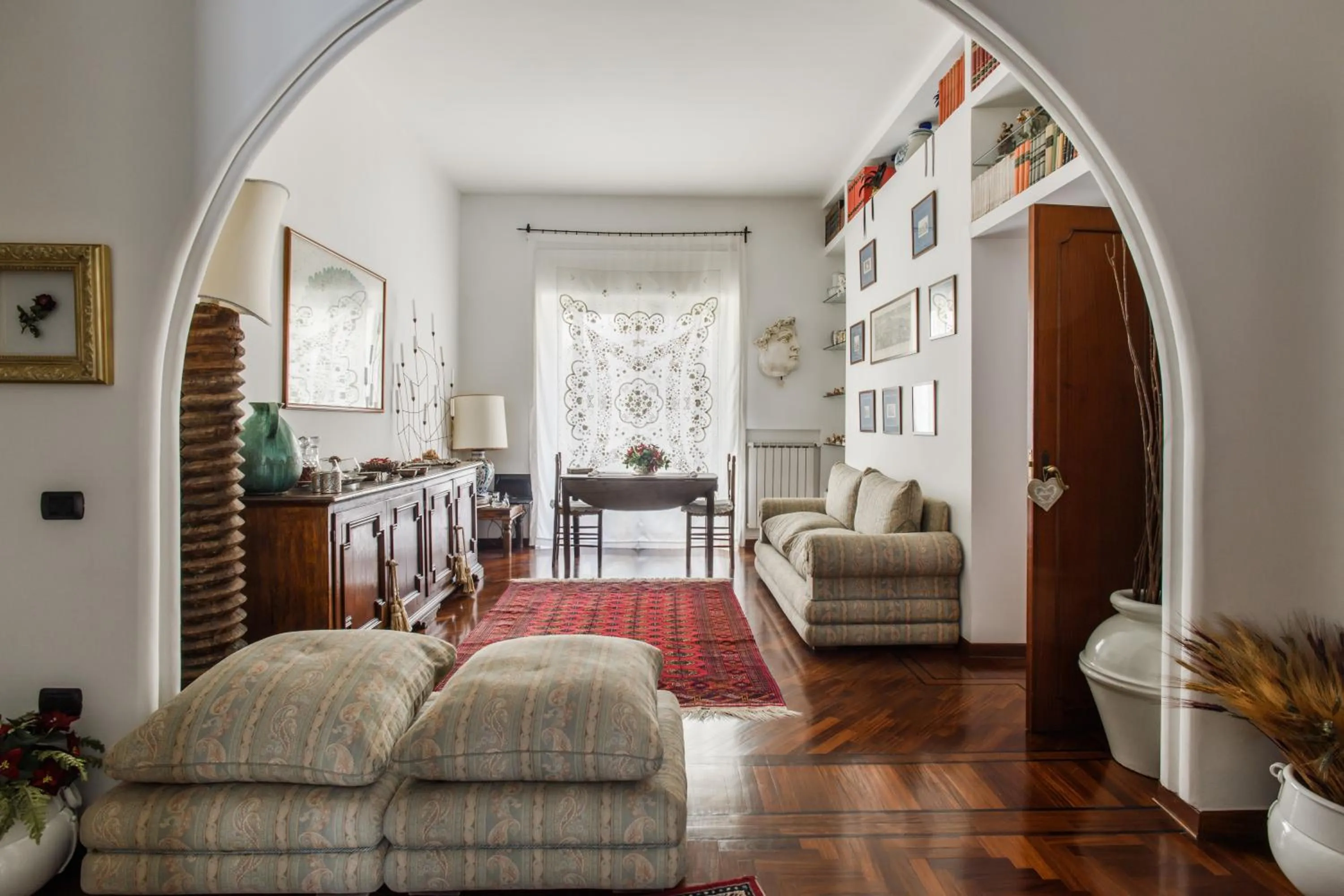 Lobby or reception, Bed in Casa Valeria
