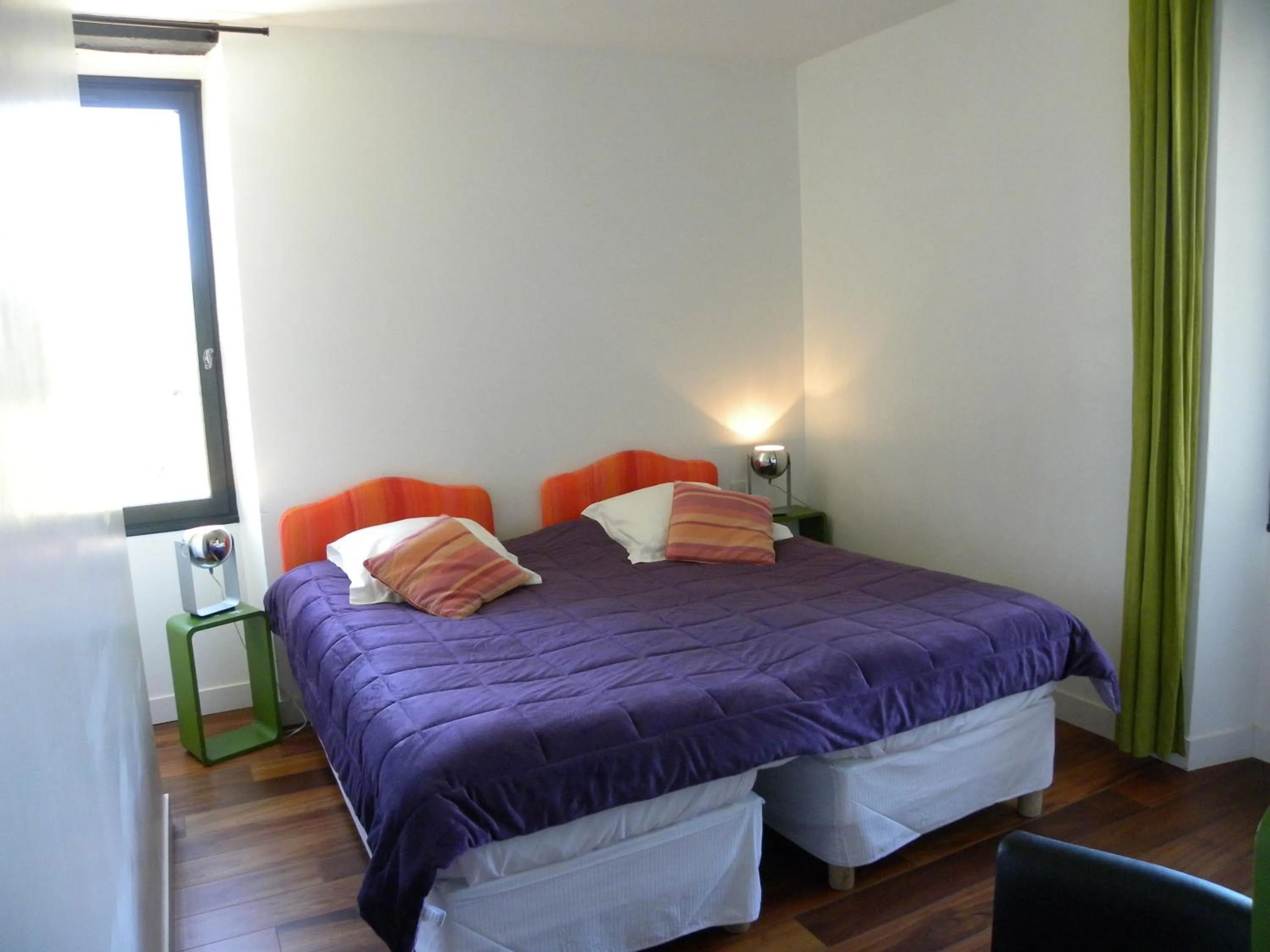 Photo of the whole room, Bed in Hotel La Bastie d'Urfé