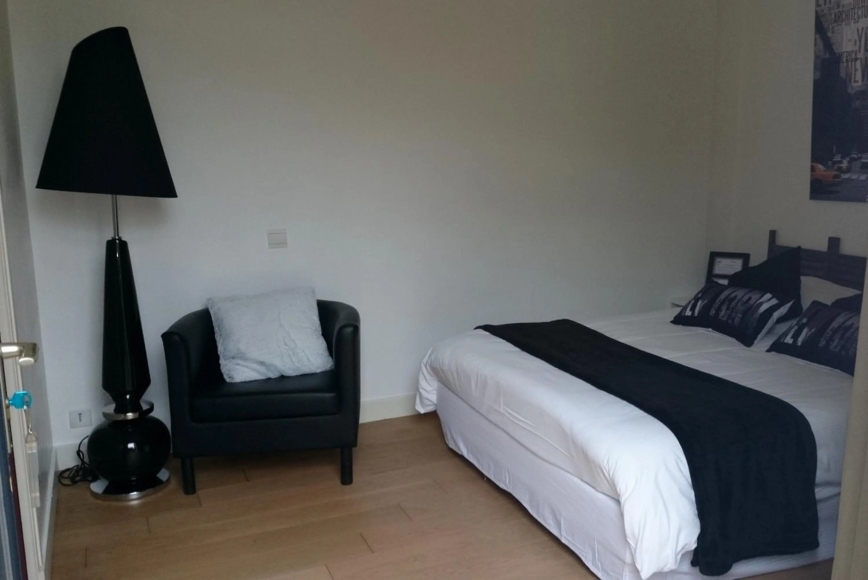 Photo of the whole room, Bed in Hotel La Bastie d'Urfé