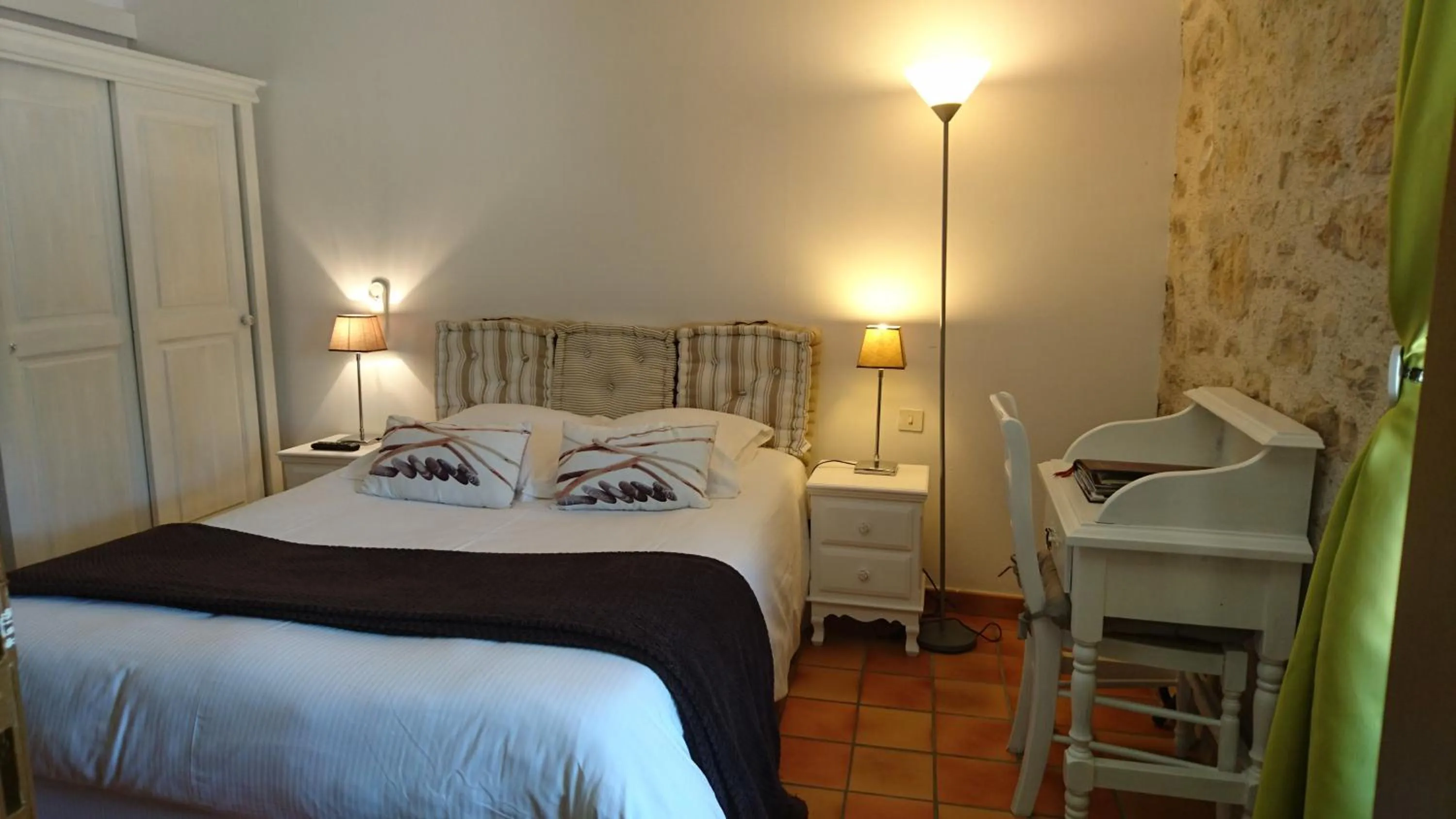 Photo of the whole room, Bed in Hotel La Bastie d'Urfé