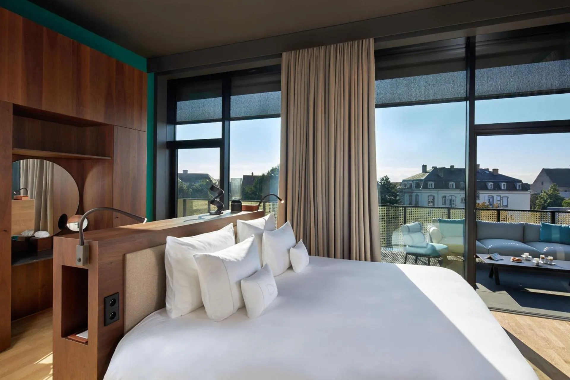 Bedroom, Bed in L'Esquisse Hotel & Spa Colmar - MGallery Collection