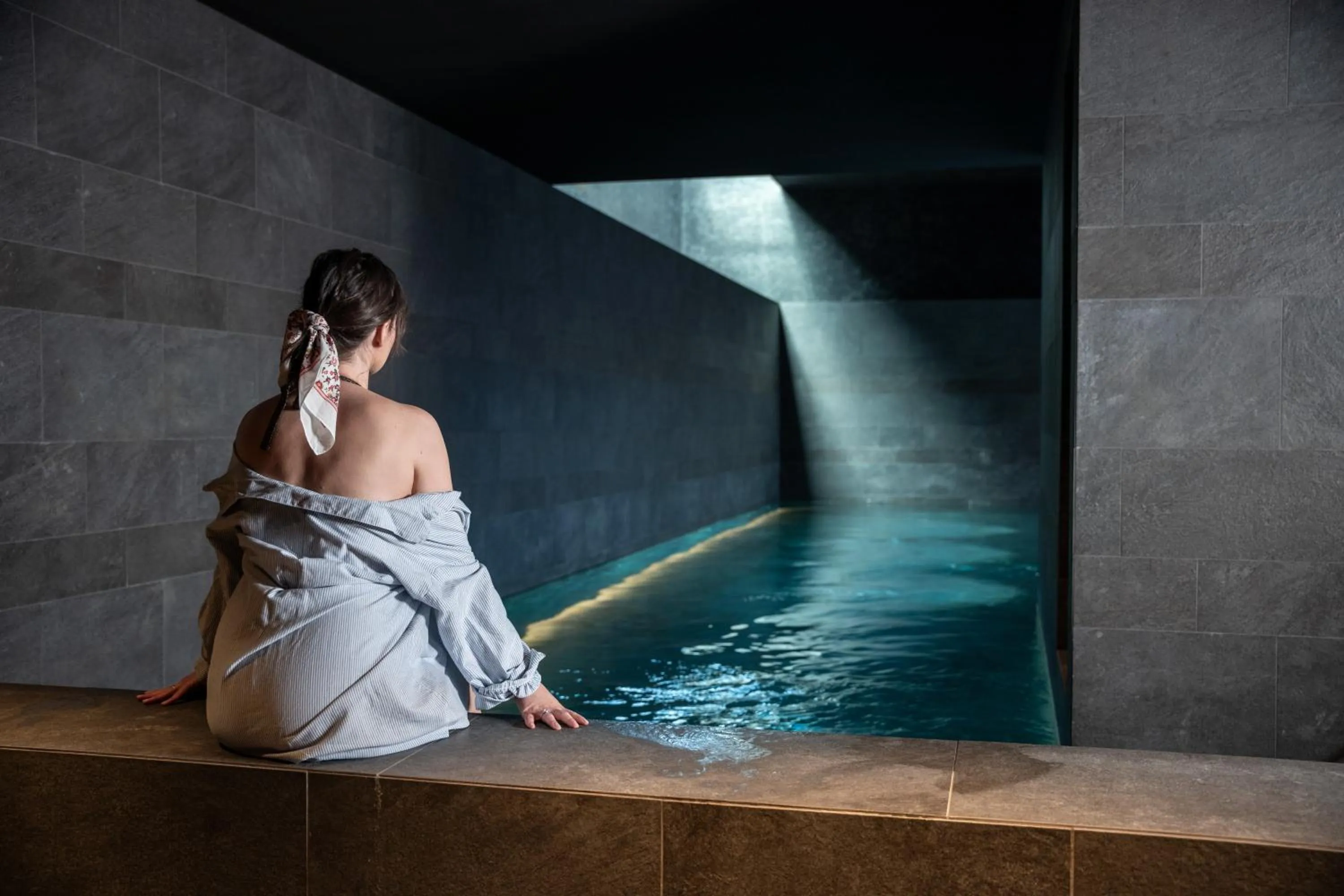 Pool view in L'Esquisse Hotel & Spa Colmar - MGallery Collection