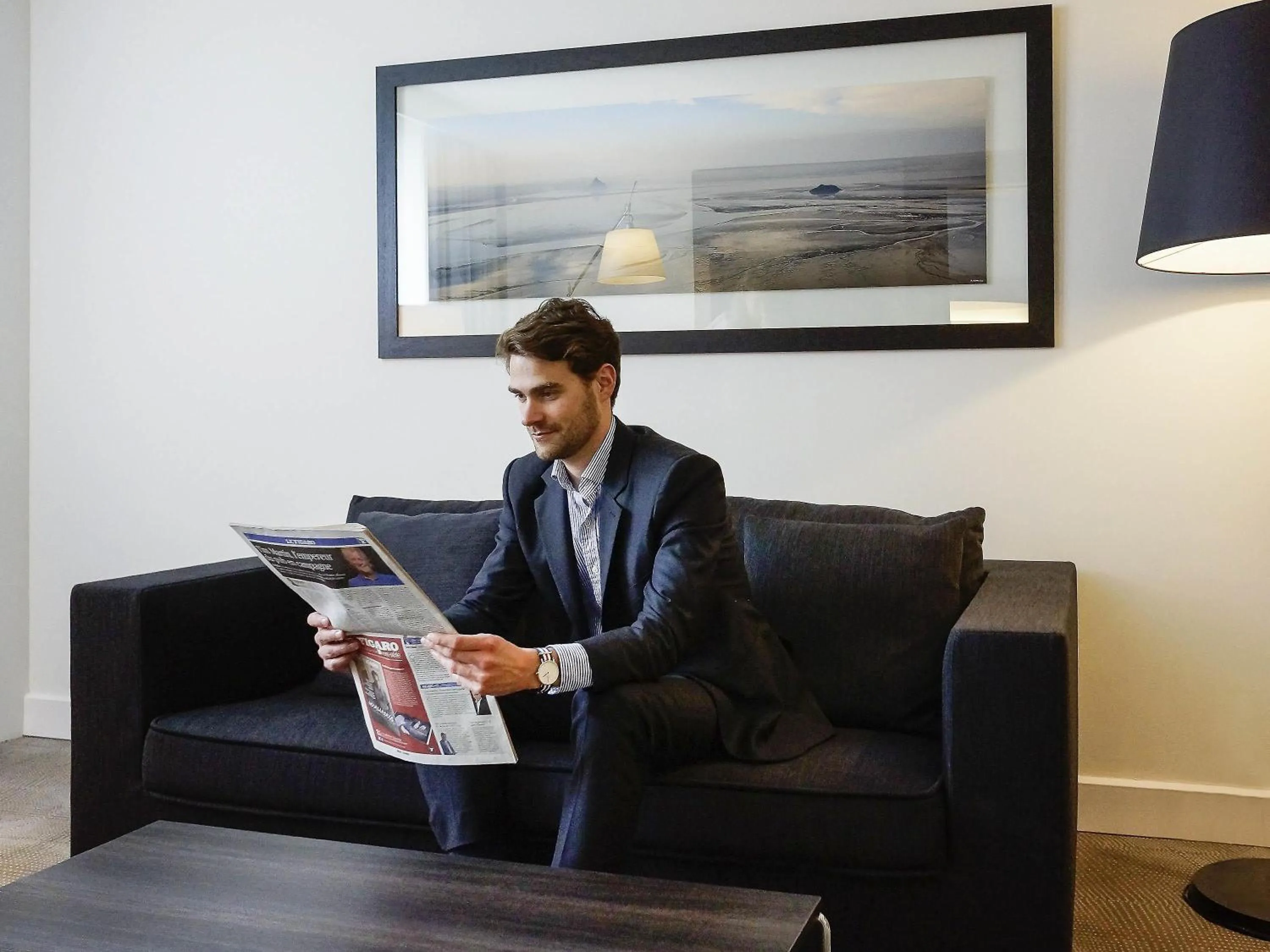 Bedroom in Novotel Saclay