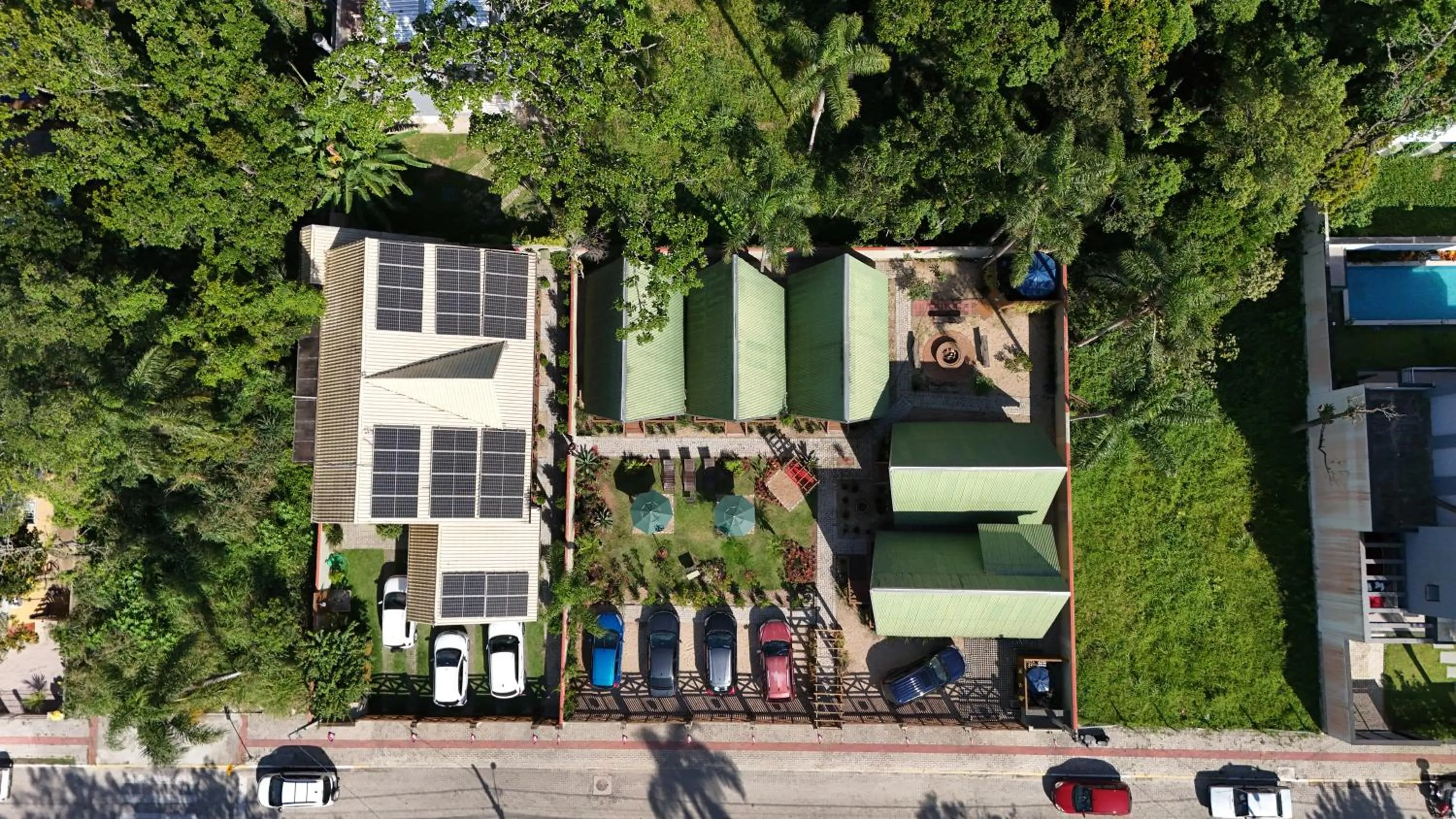 Bird's eye view in Pousada Chalé Suiço Bombinhas