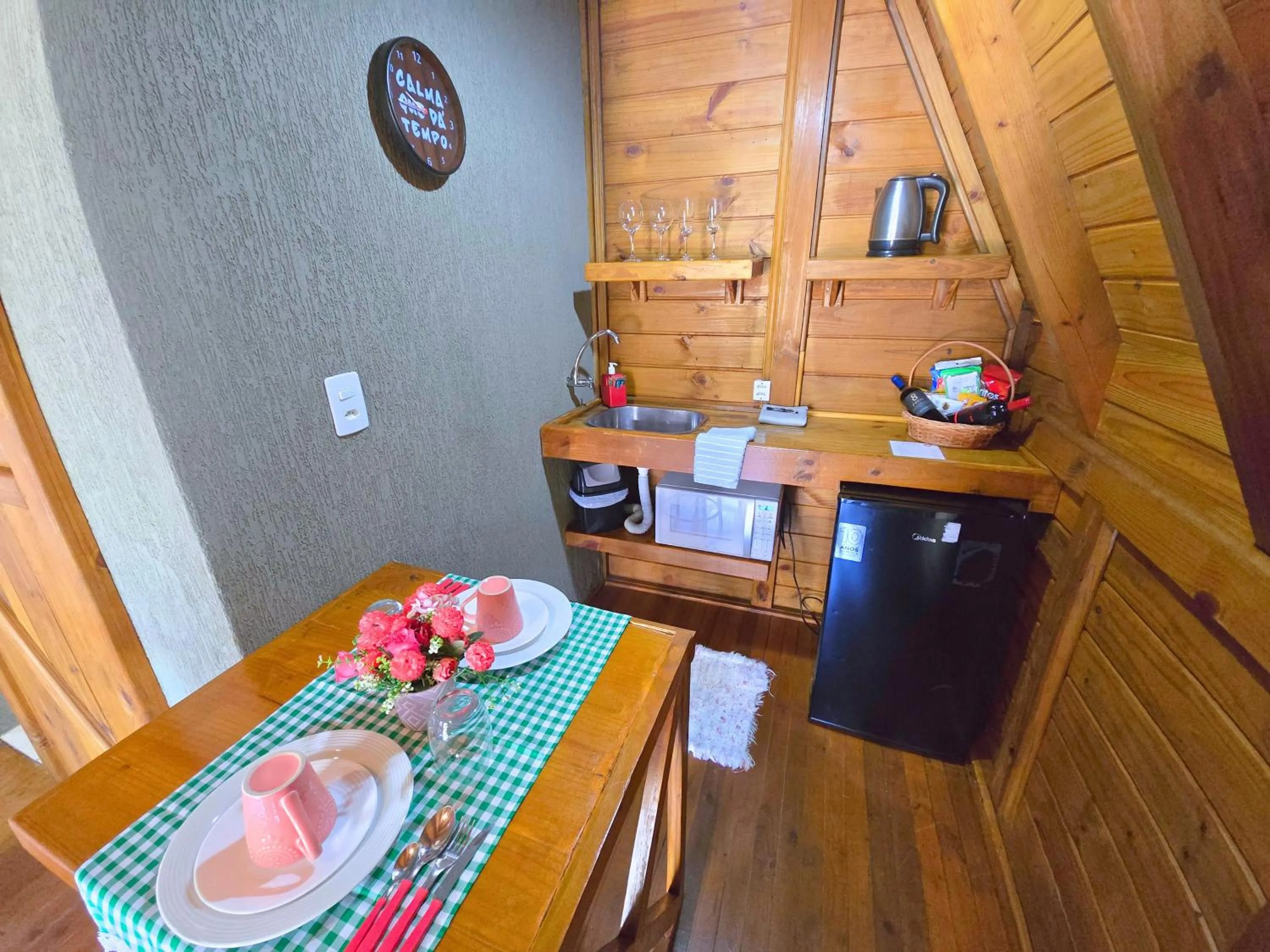 Coffee/tea facilities in Chalé Suiço Bombinhas