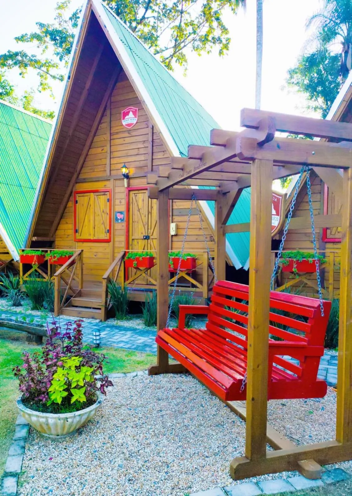 Garden in Pousada Chalé Suiço Bombinhas