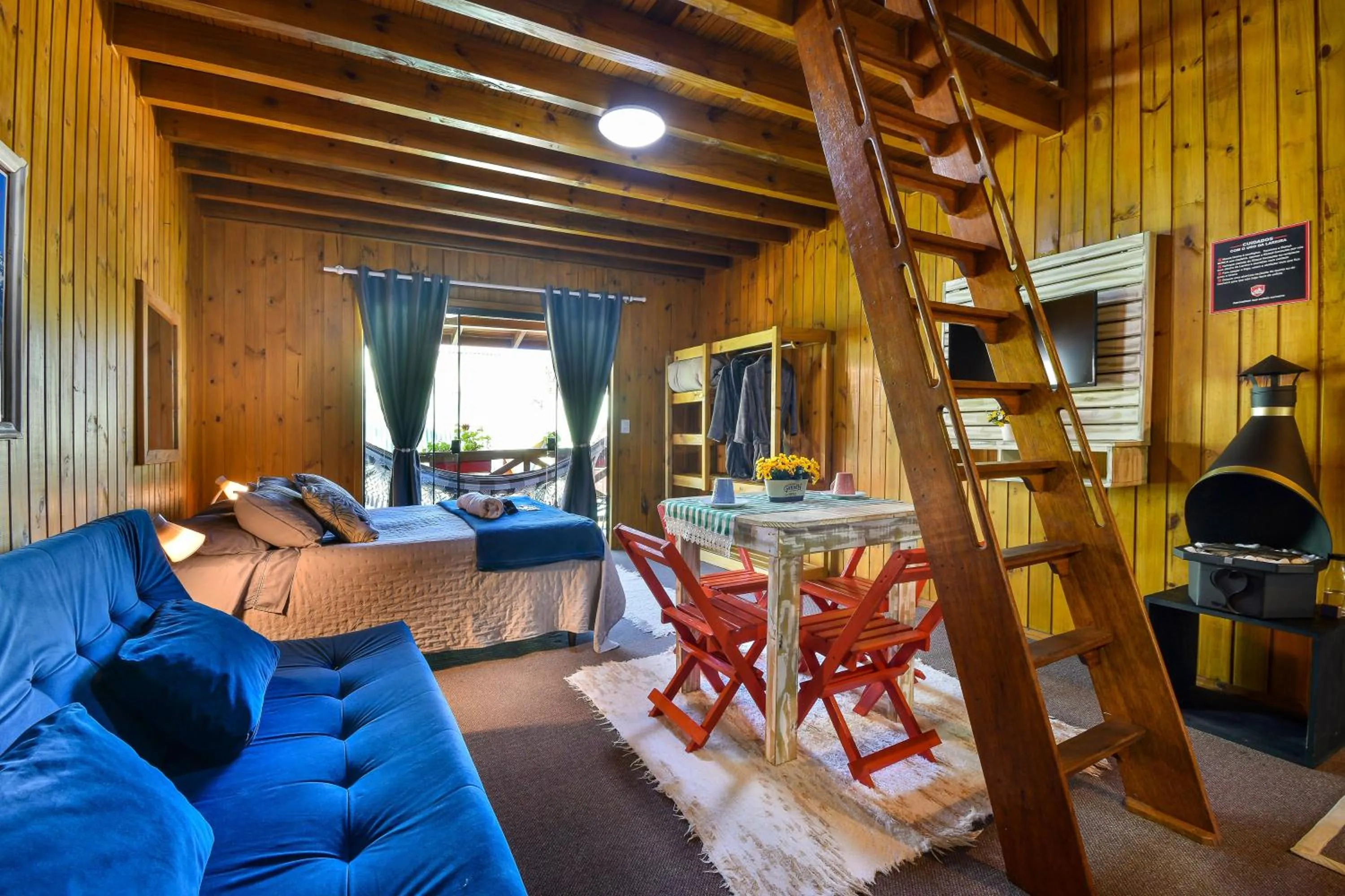 Living room in Pousada Chalé Suiço Bombinhas