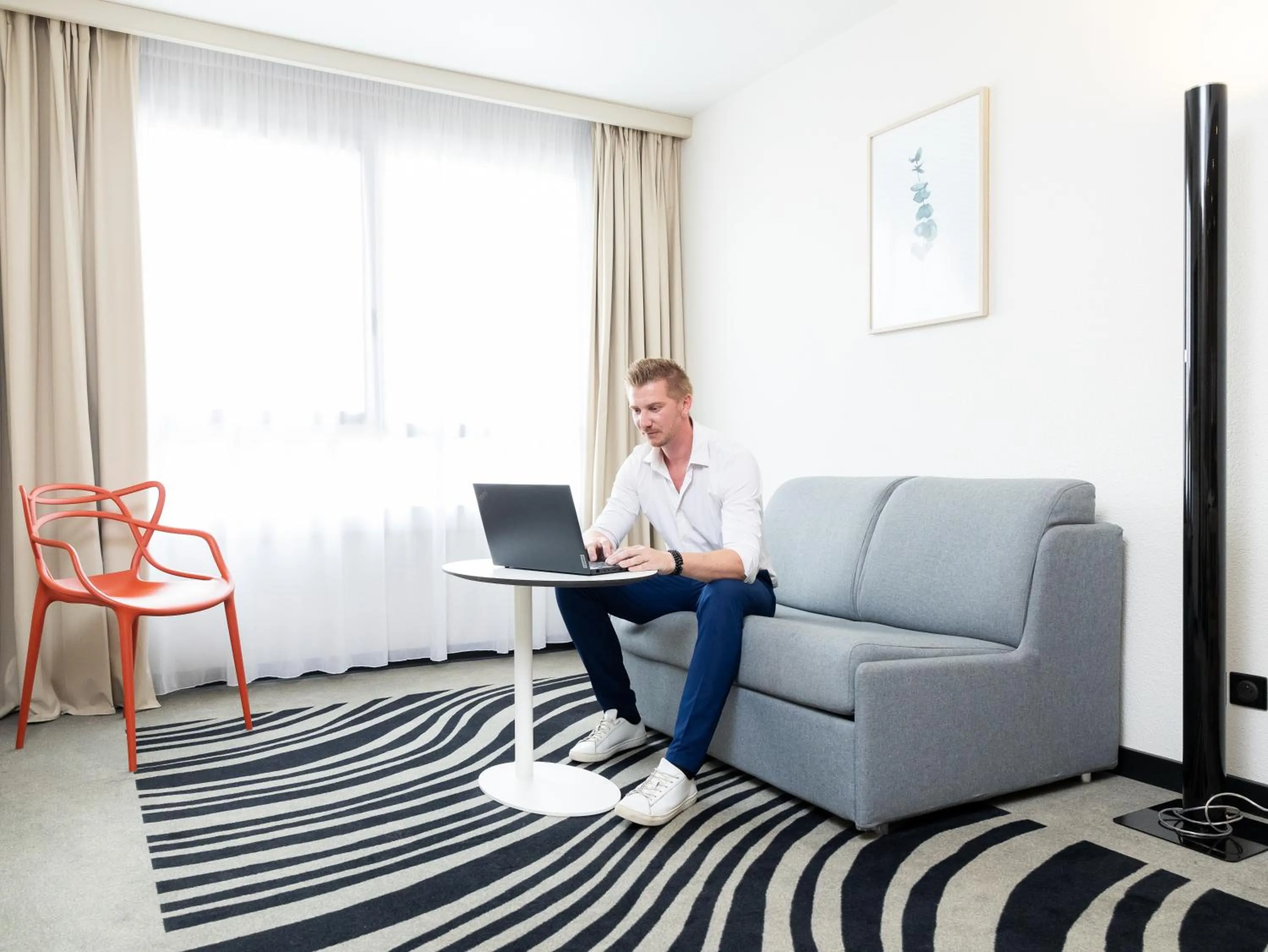 Bedroom in Novotel Suites Montpellier Antigone