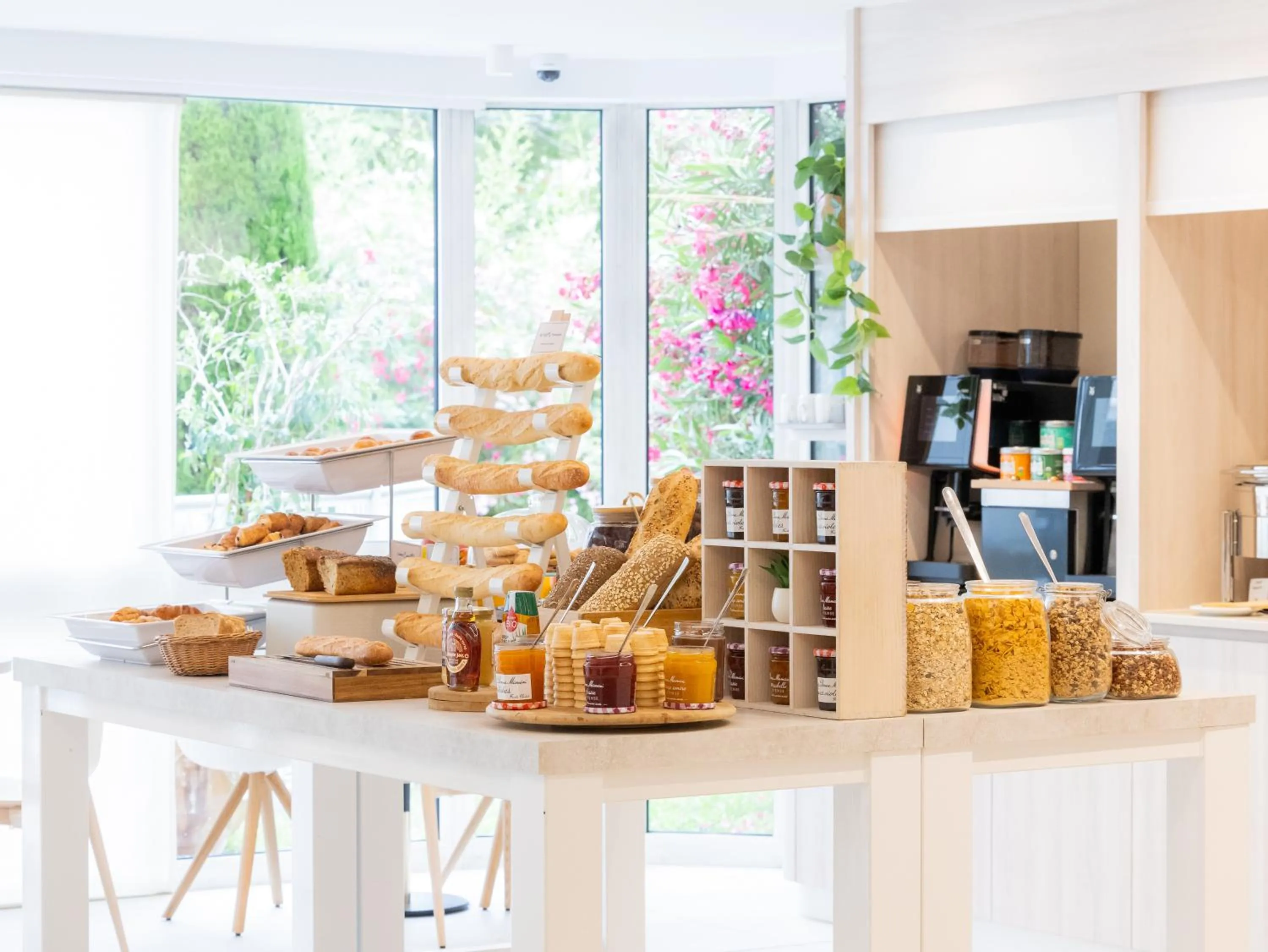 Breakfast in Novotel Suites Montpellier Antigone