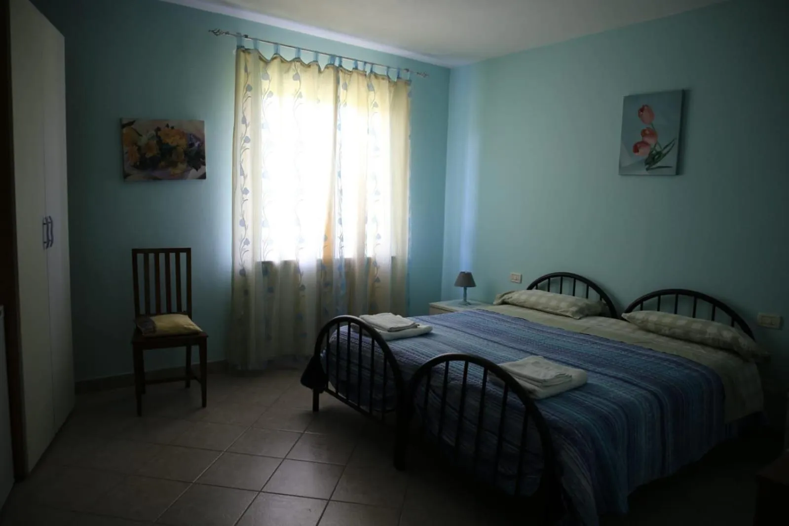 Bed in Villa Naclerio