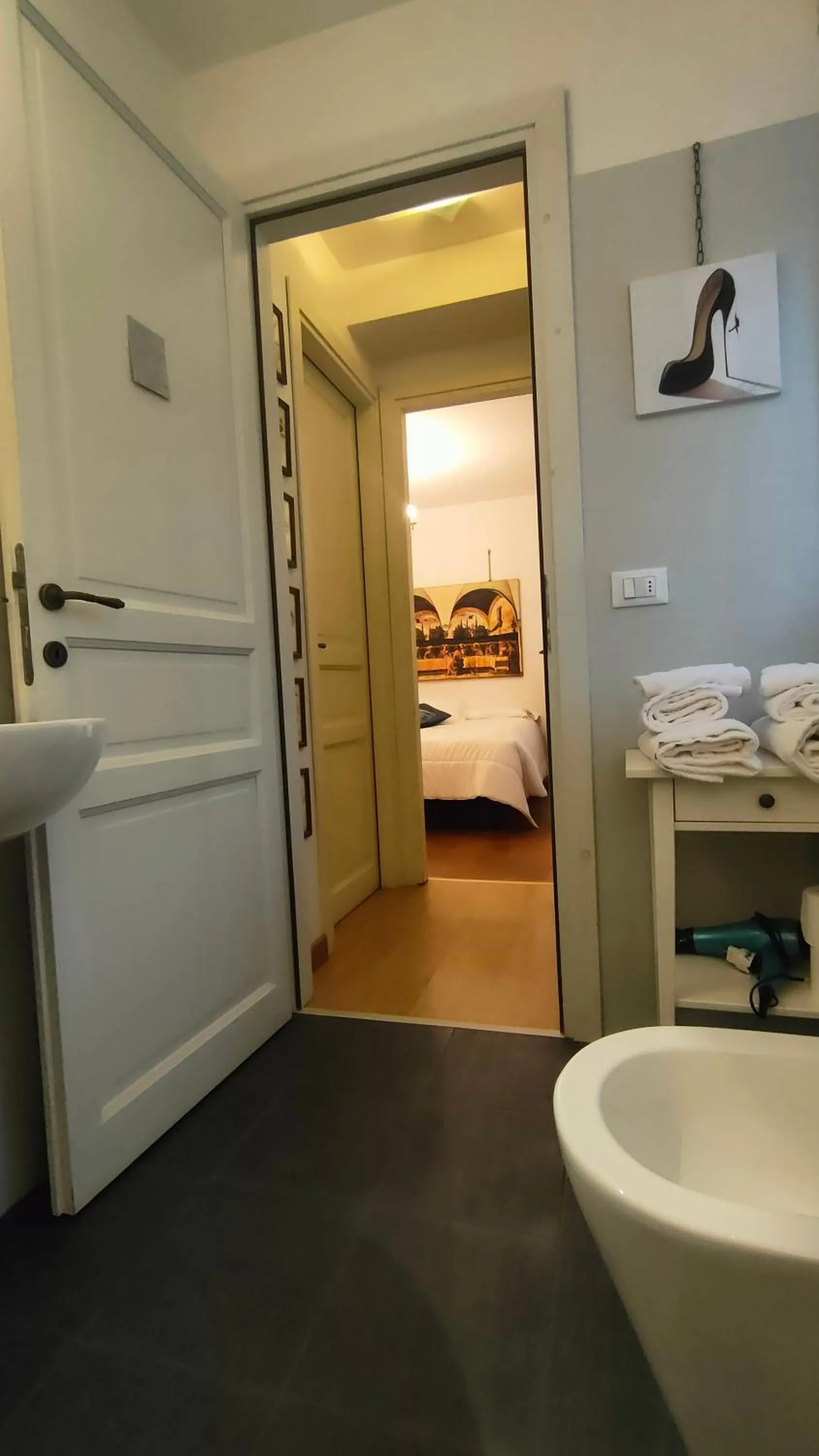 Bathroom, Bed in Bed&Breakfast Angela