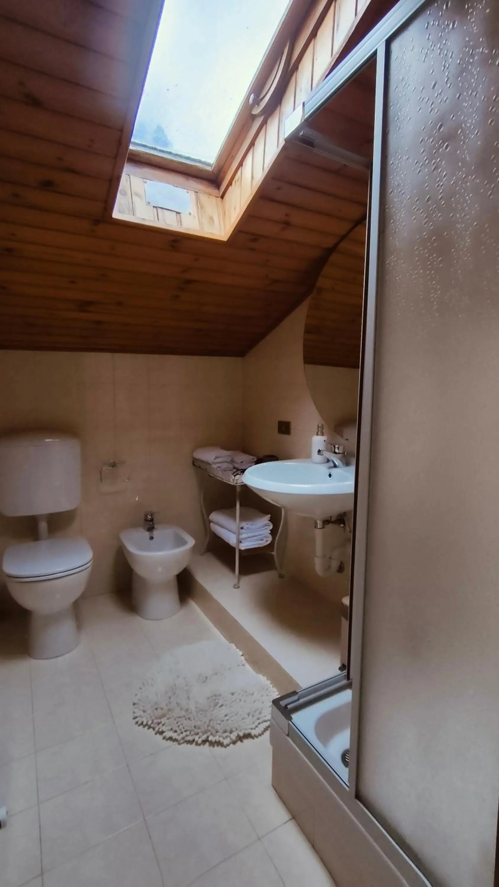 Shower in Bed&Breakfast Angela