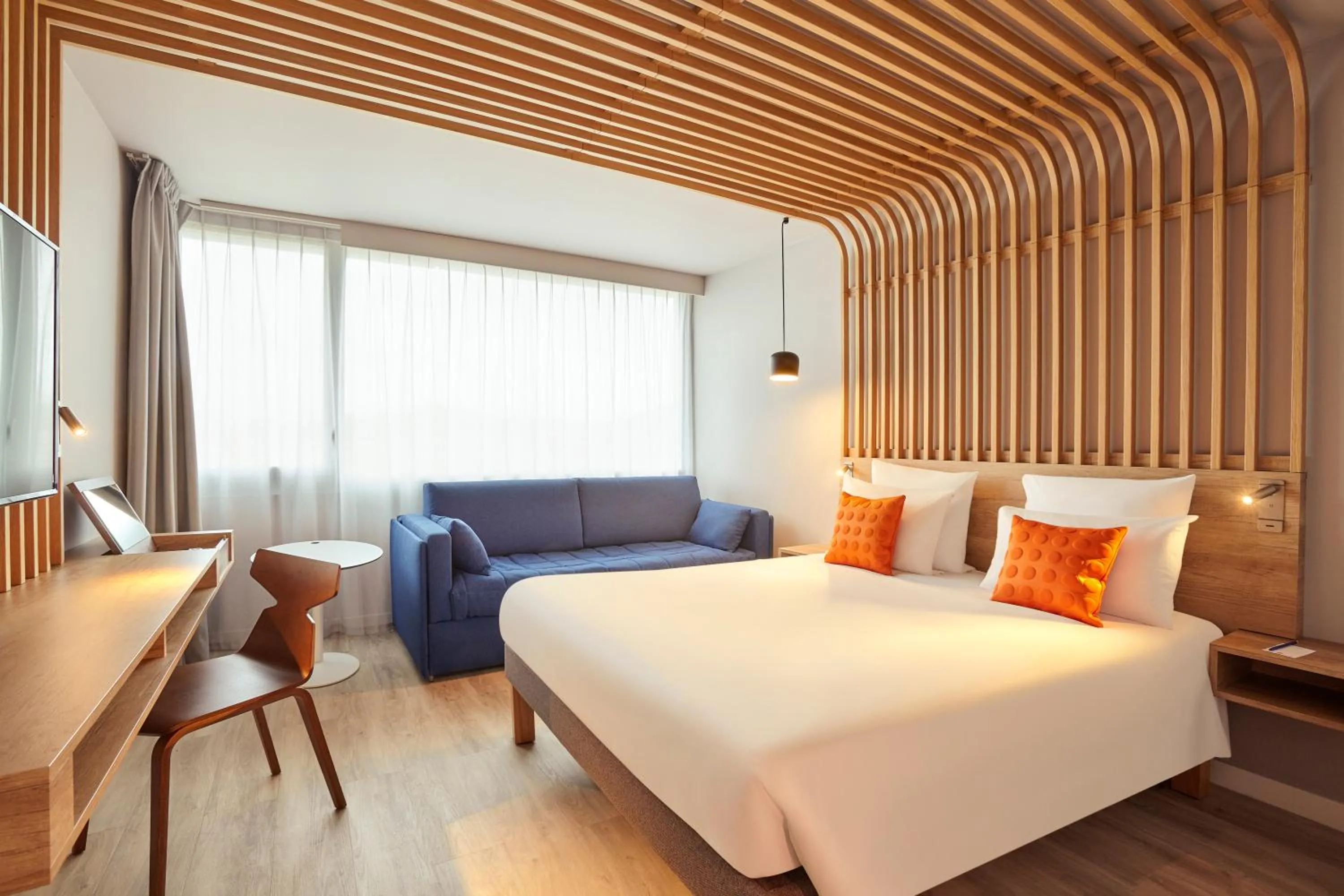 Bed in Novotel Thalassa Le Touquet