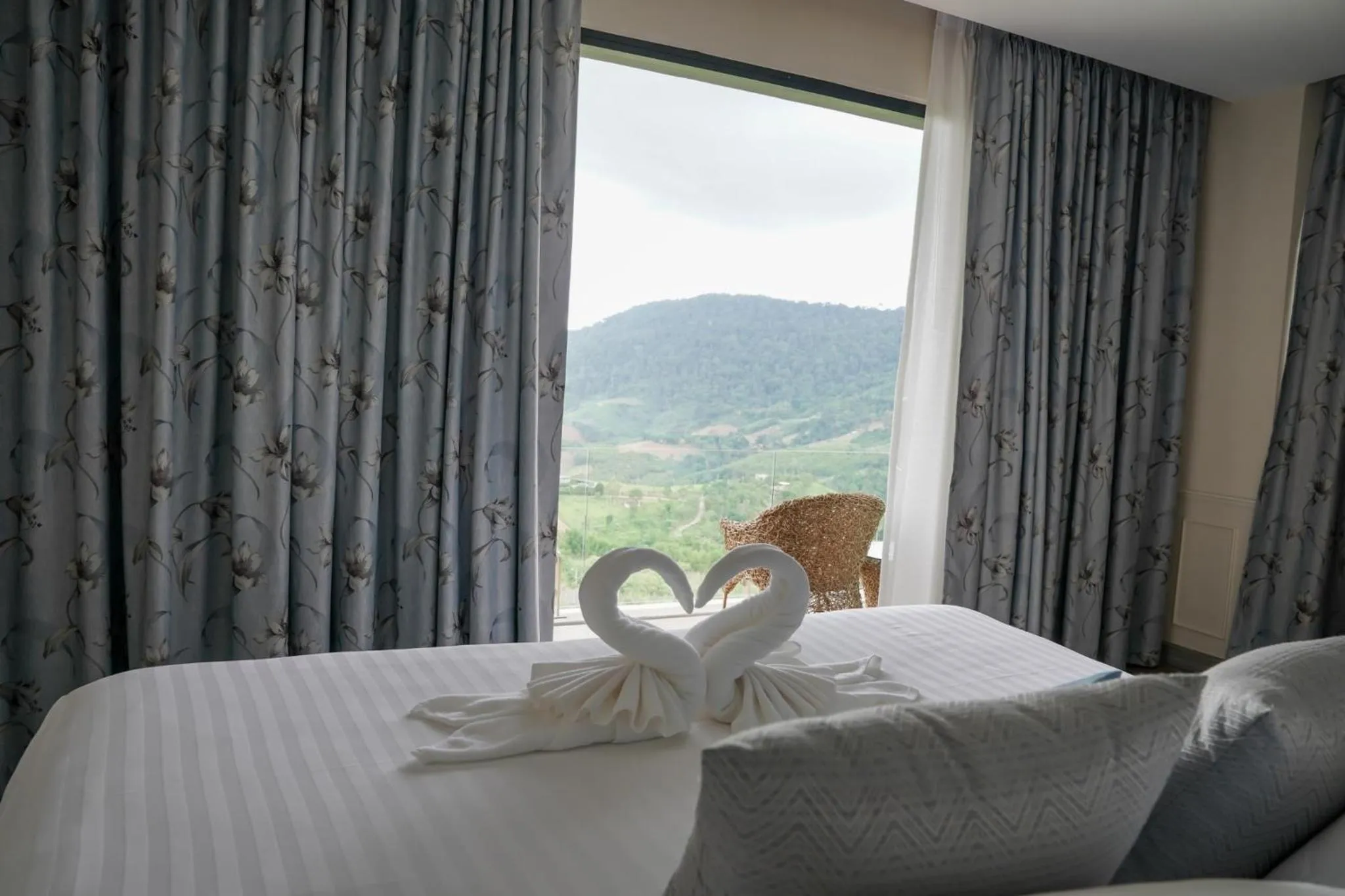 Bed in Grand Kokkod Khao Kho Resort