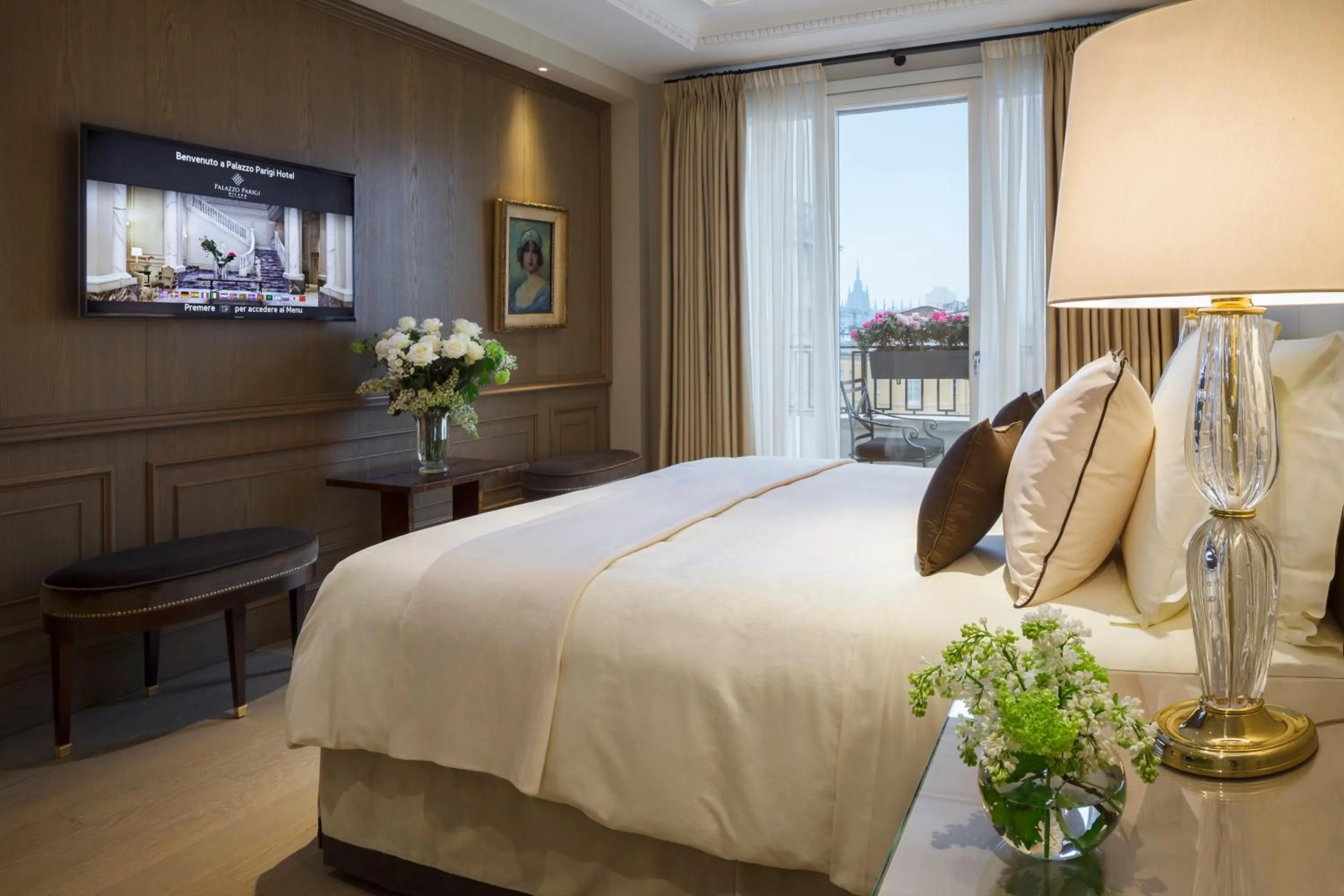 Bedroom, Bed in Palazzo Parigi Hotel & Grand Spa - LHW