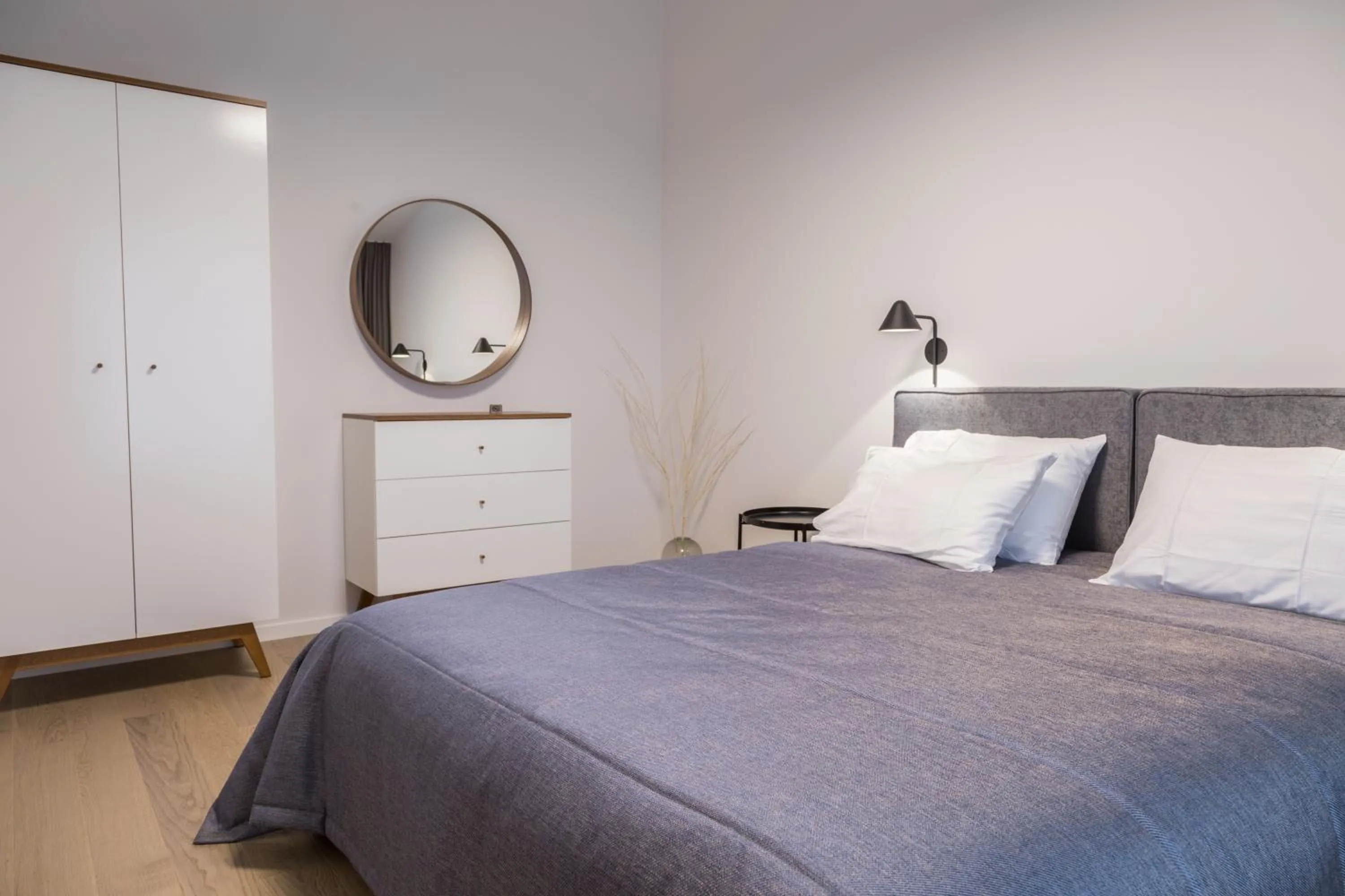 Bedroom, Bed in Apartment Hotel Laisve