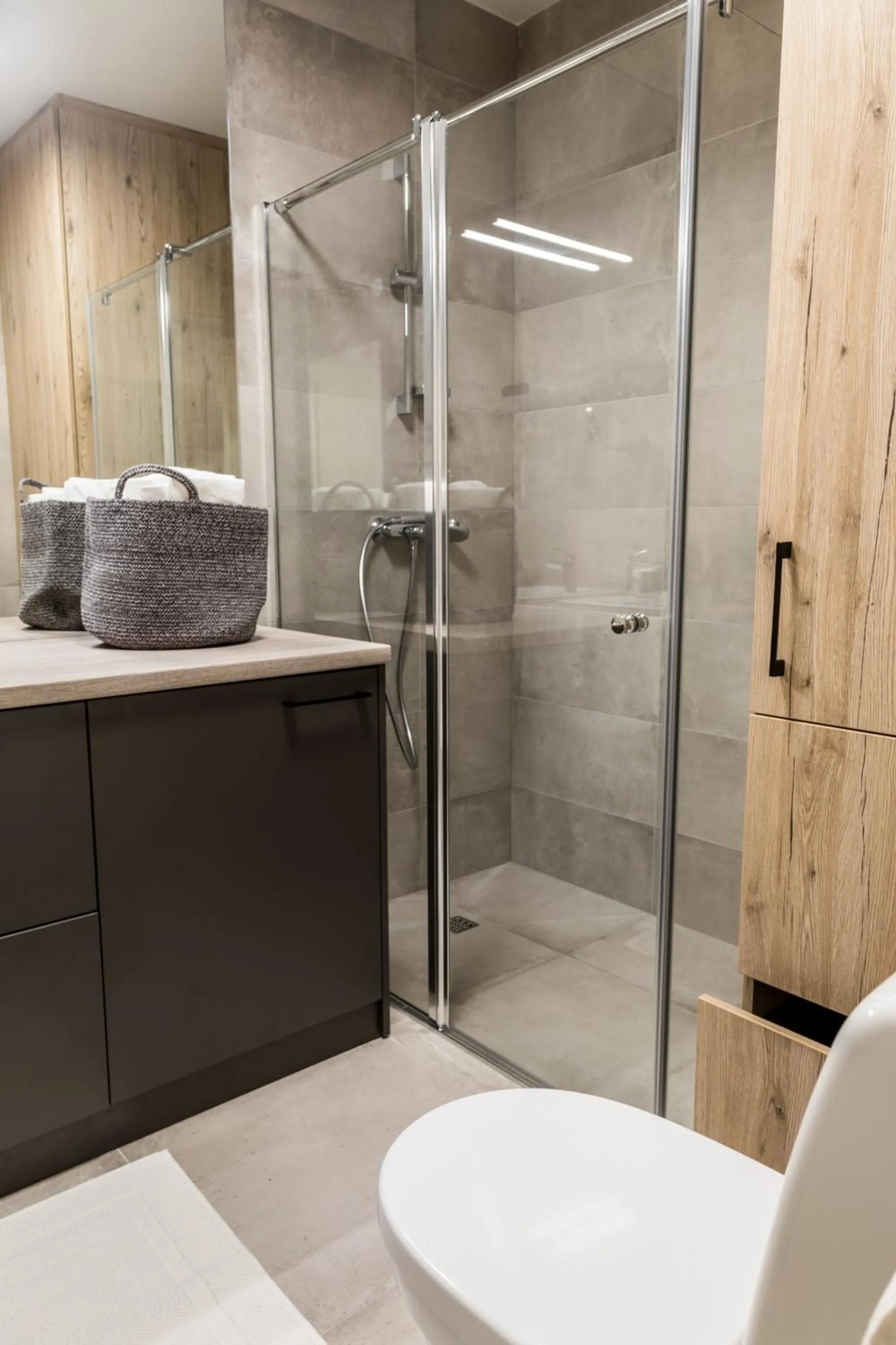 Bathroom in Apartment Hotel Laisve