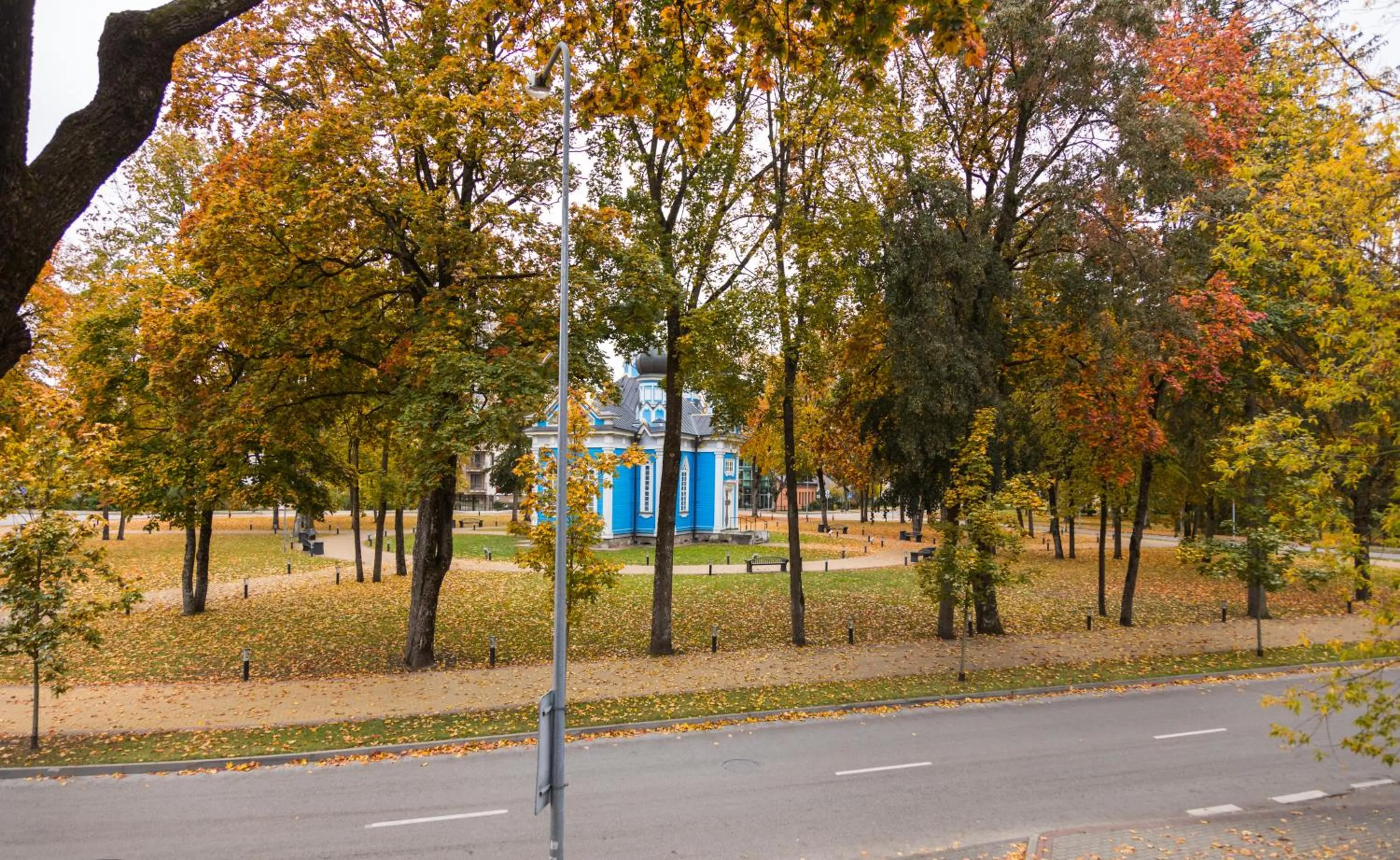 Garden view in Apartment Hotel Laisve