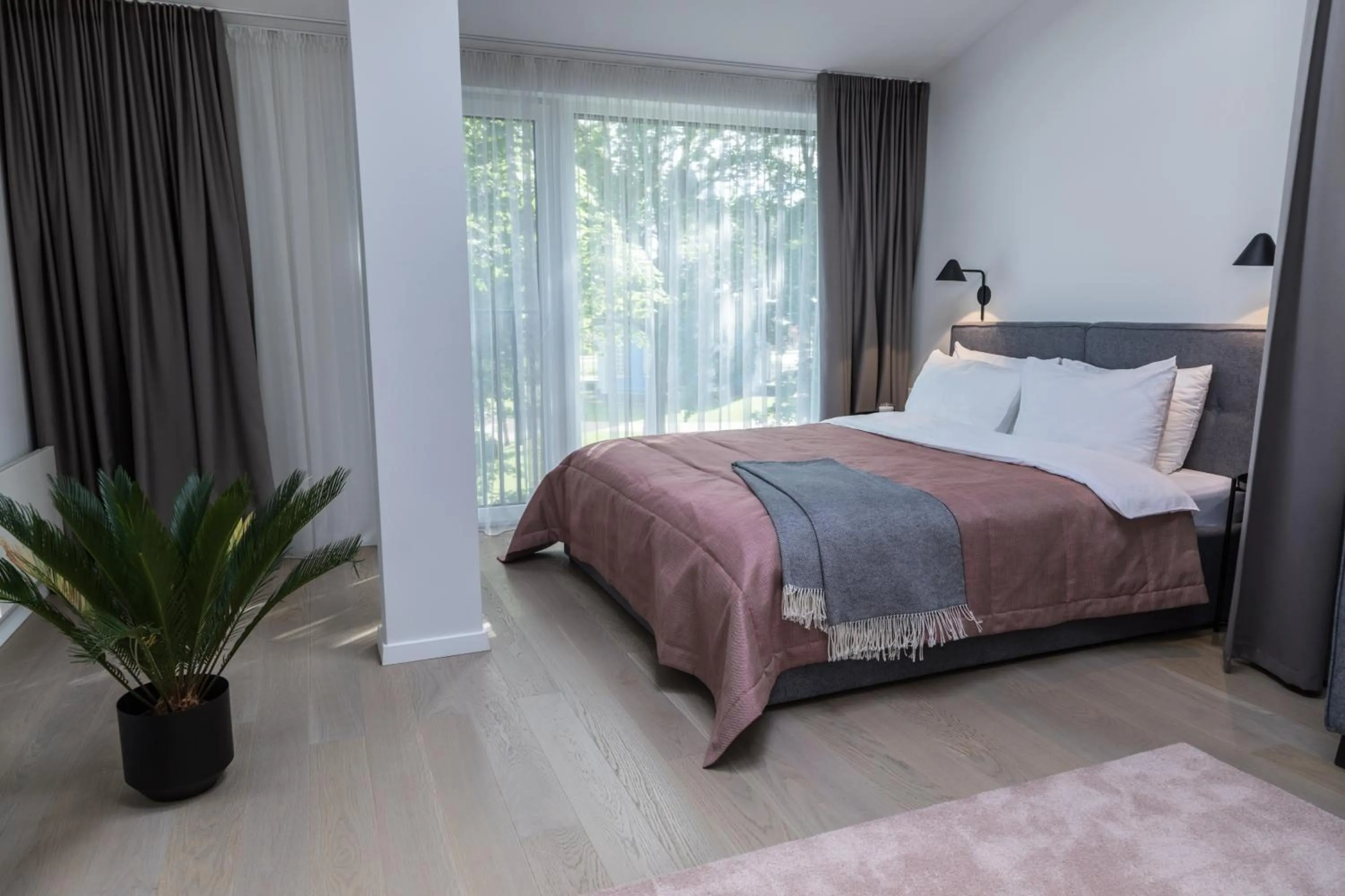 Bed in Apartment Hotel Laisve