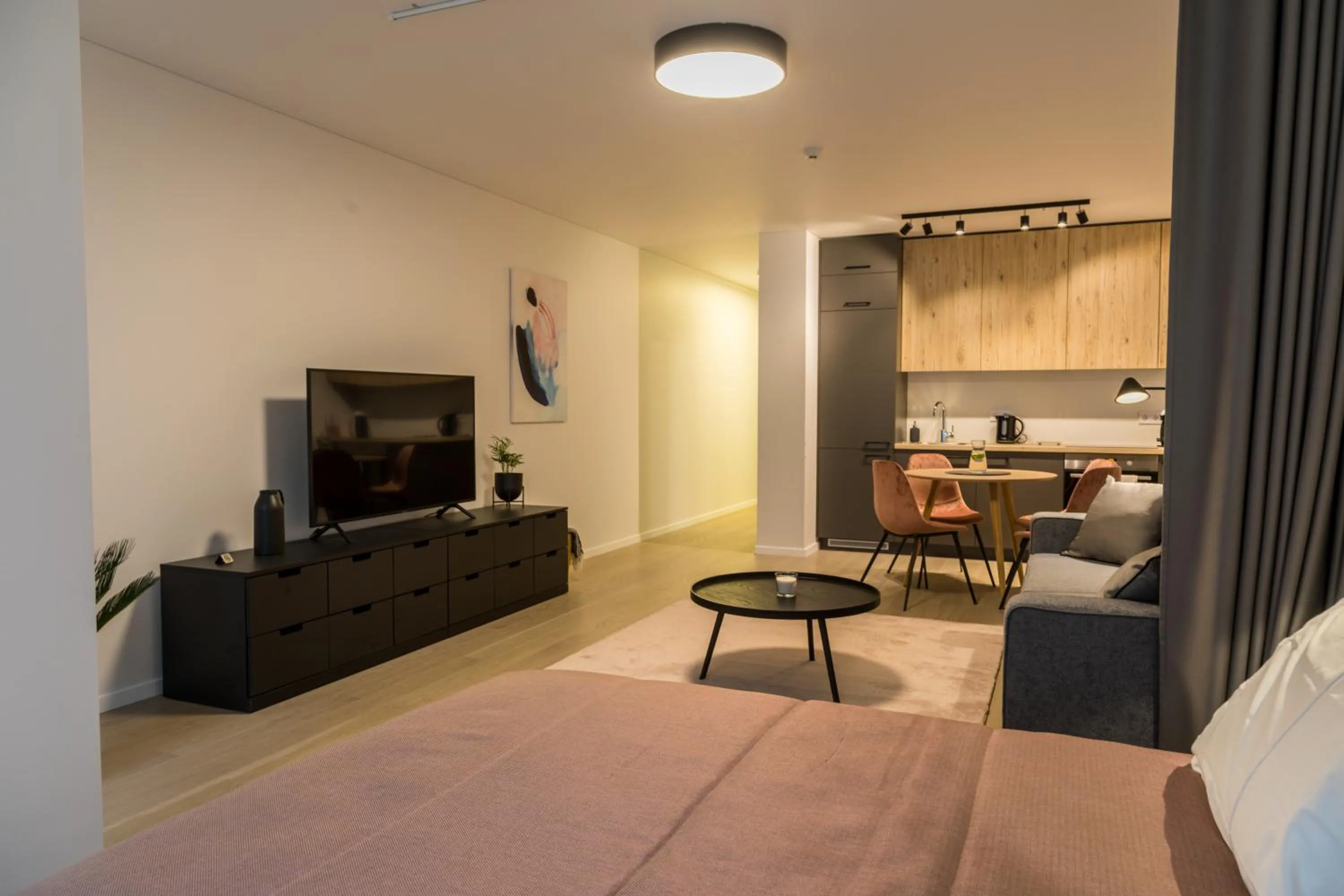 Photo of the whole room, Bed in Apartment Hotel Laisve