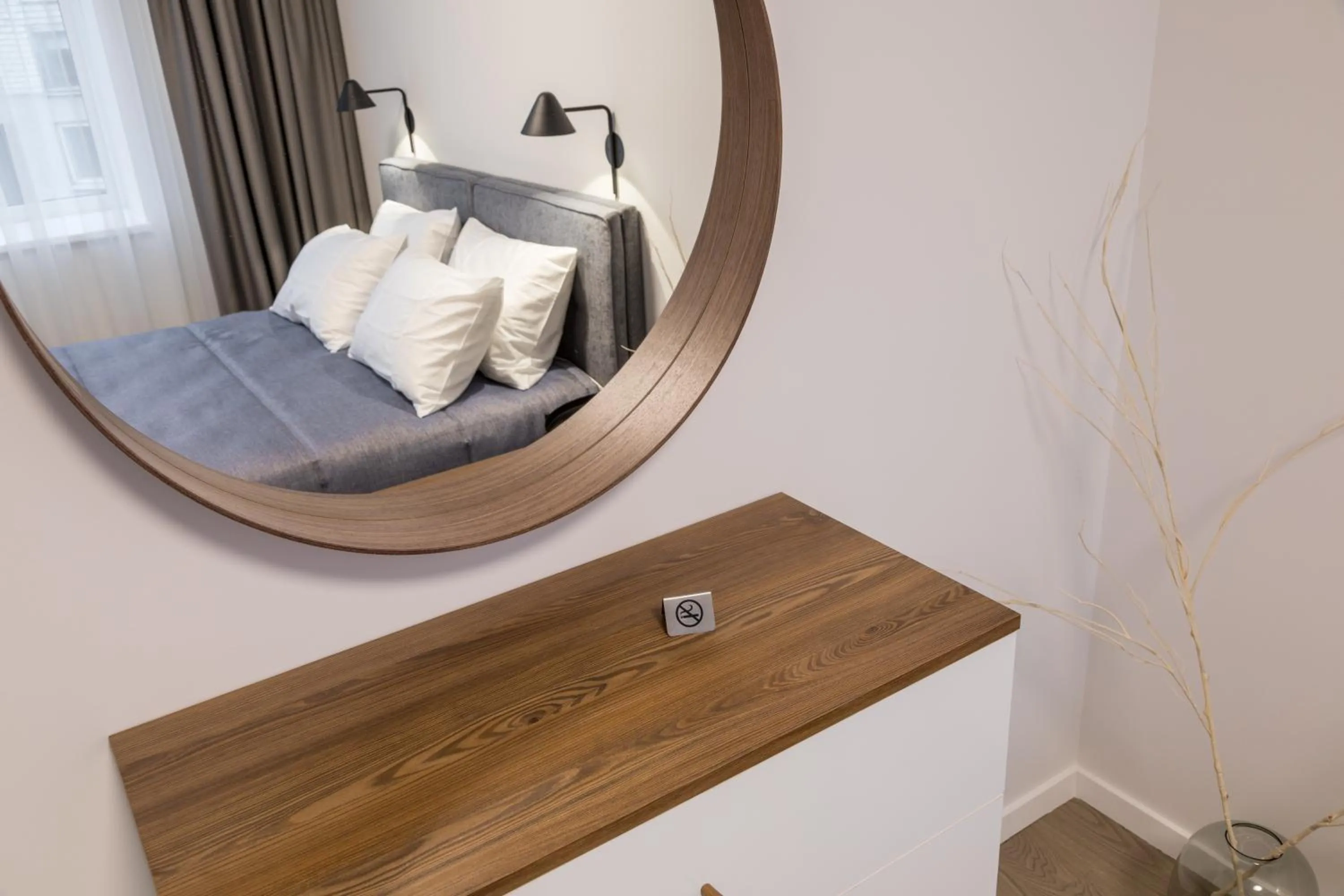 Bedroom, Bed in Apartment Hotel Laisve