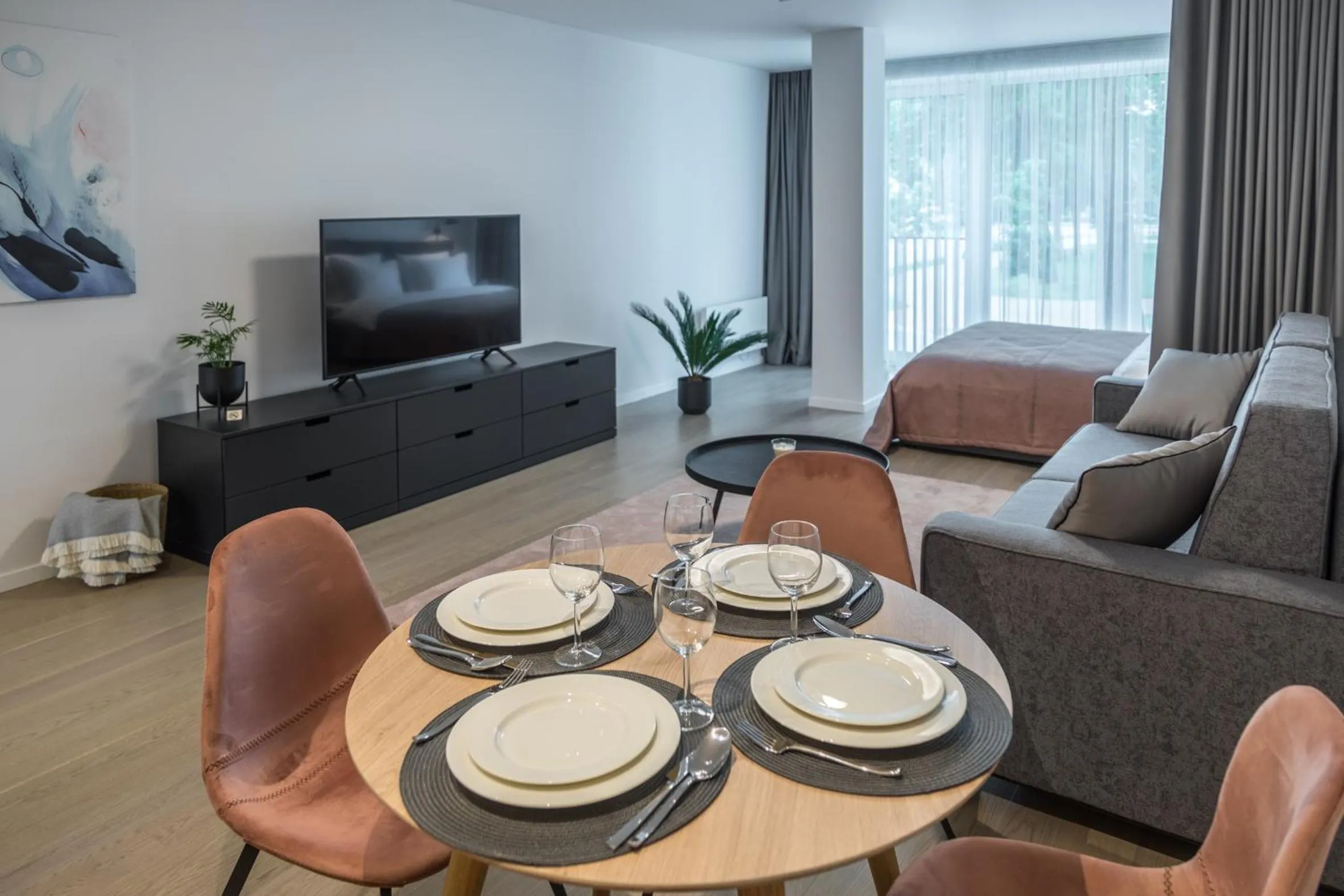 Living room in Apartment Hotel Laisve