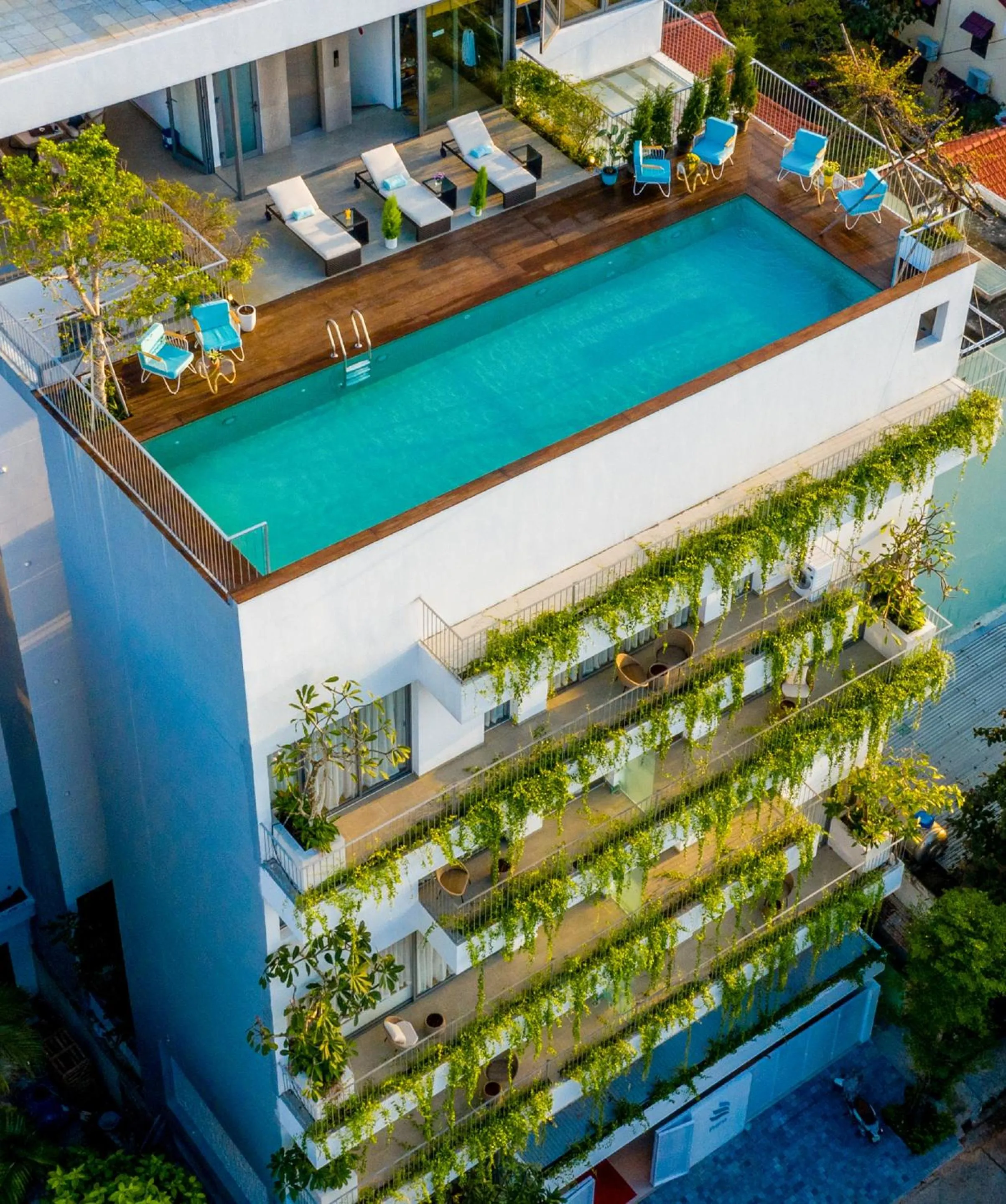 Bird's eye view in Prana Boutique Hotel and Apartments