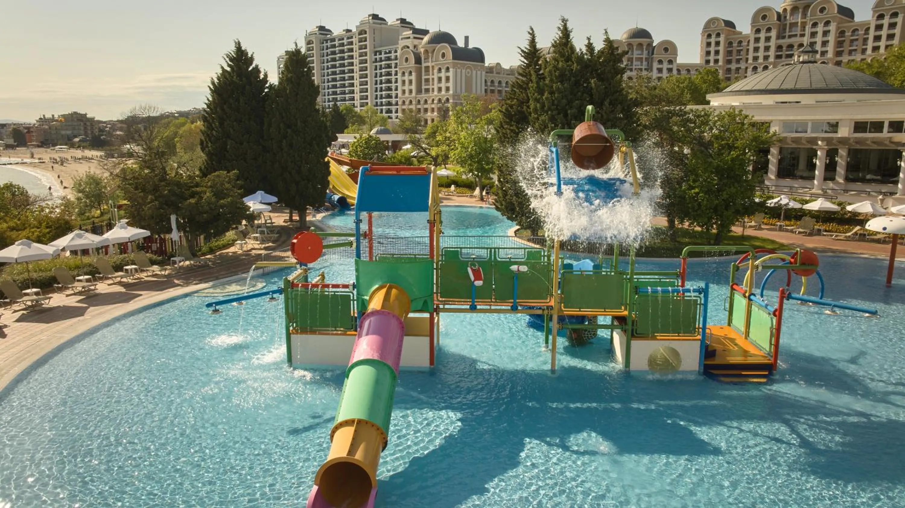 Children play ground in Dreams Sunny Beach Resort and Spa - Premium All Inclusive