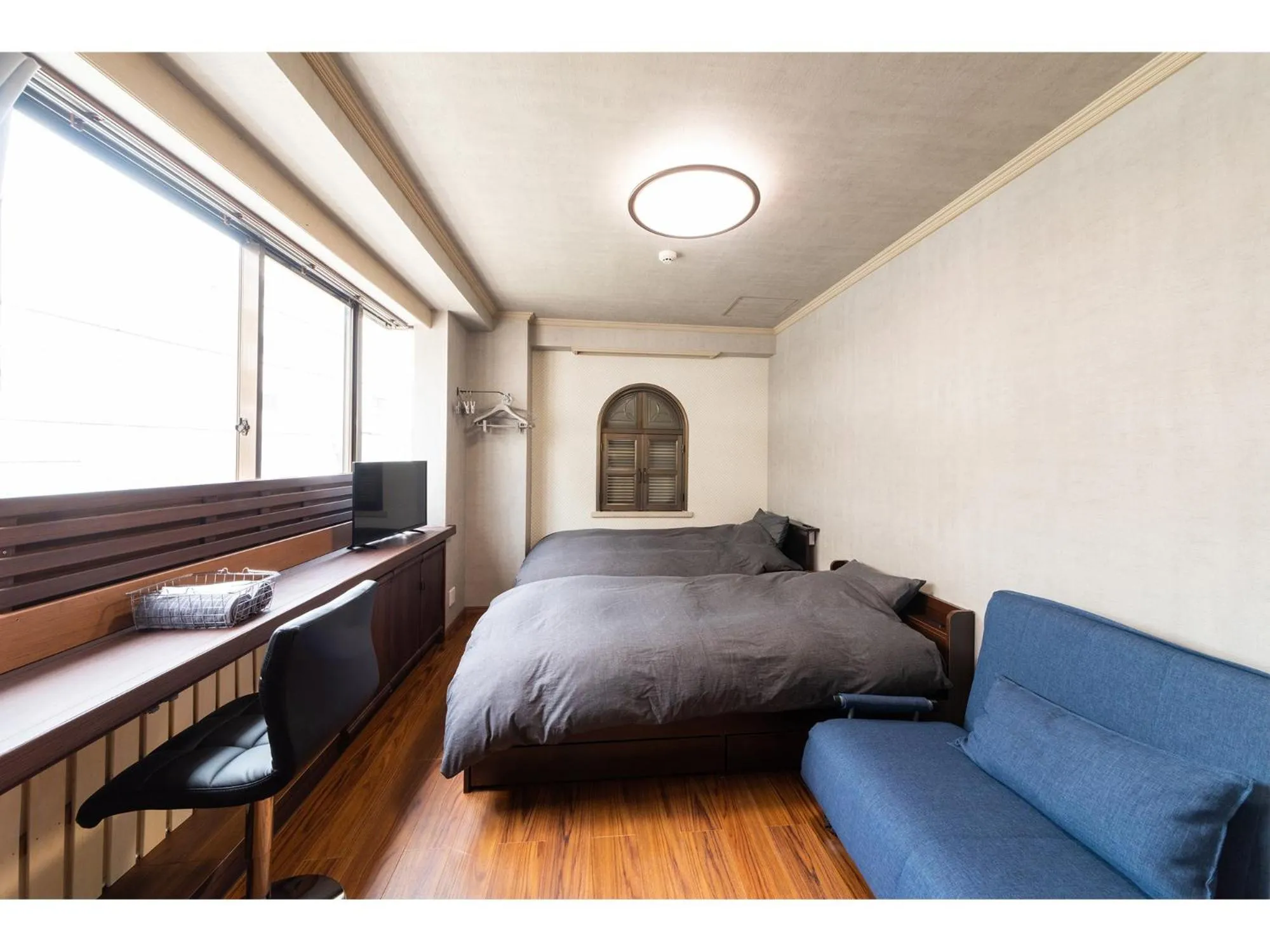 Photo of the whole room, Bed in Oyado Kien Ryogoku