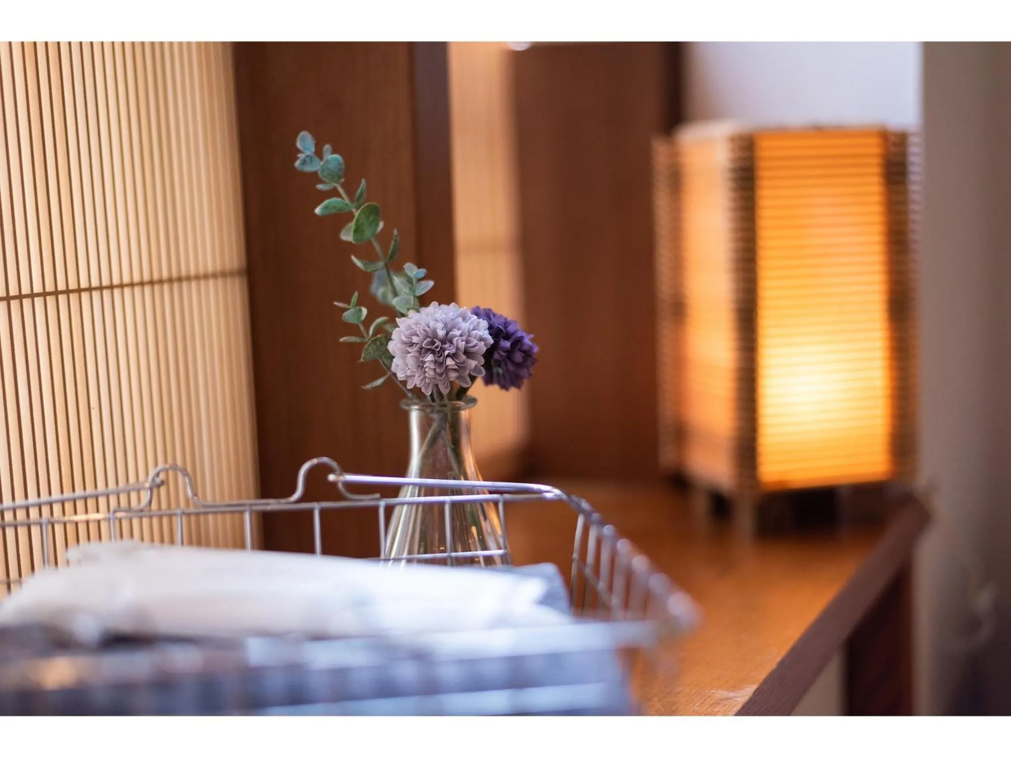 Decorative detail, Bed in Oyado Kien Ryogoku