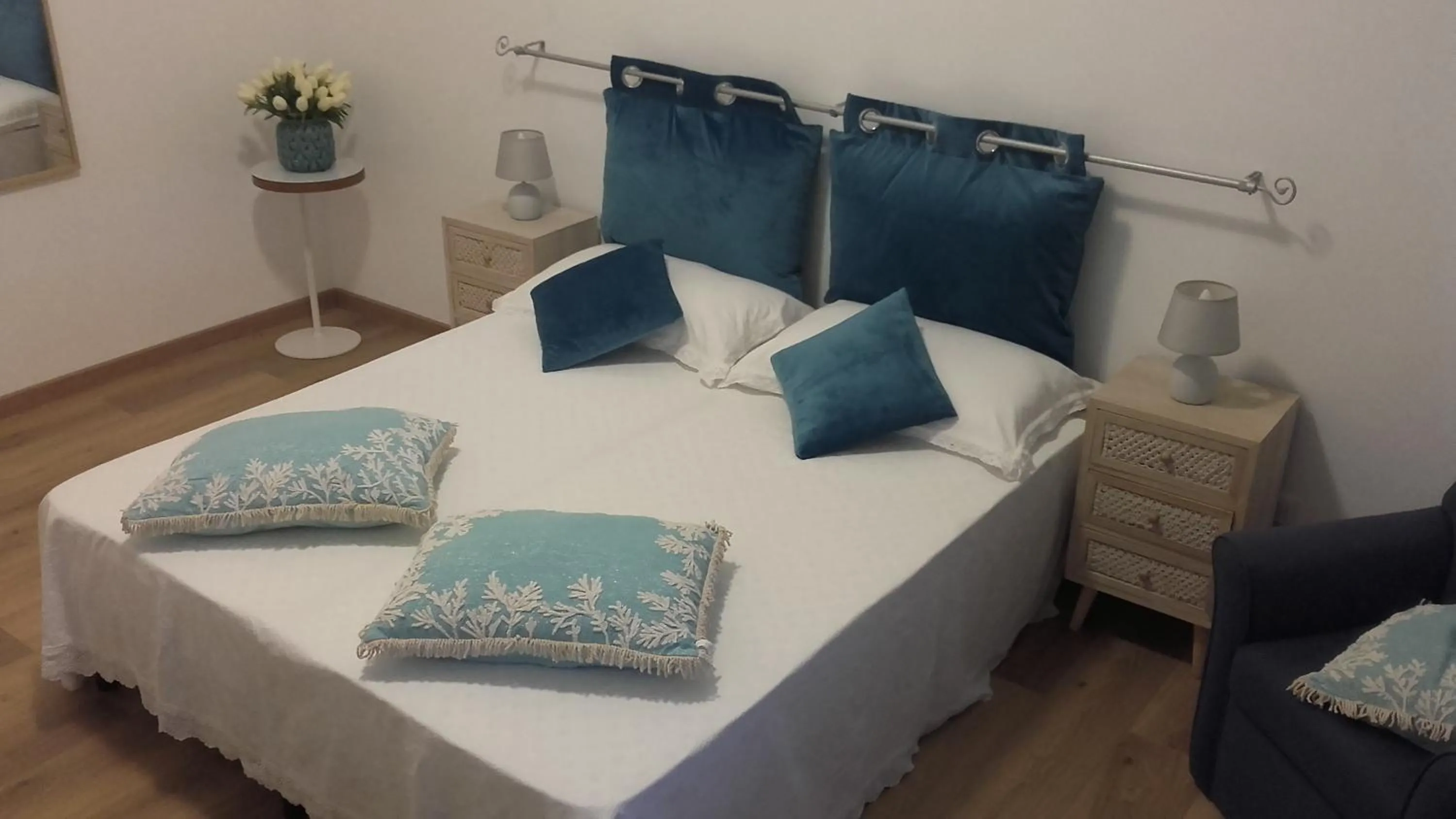 Bed in Ostia Lido Central Rooms