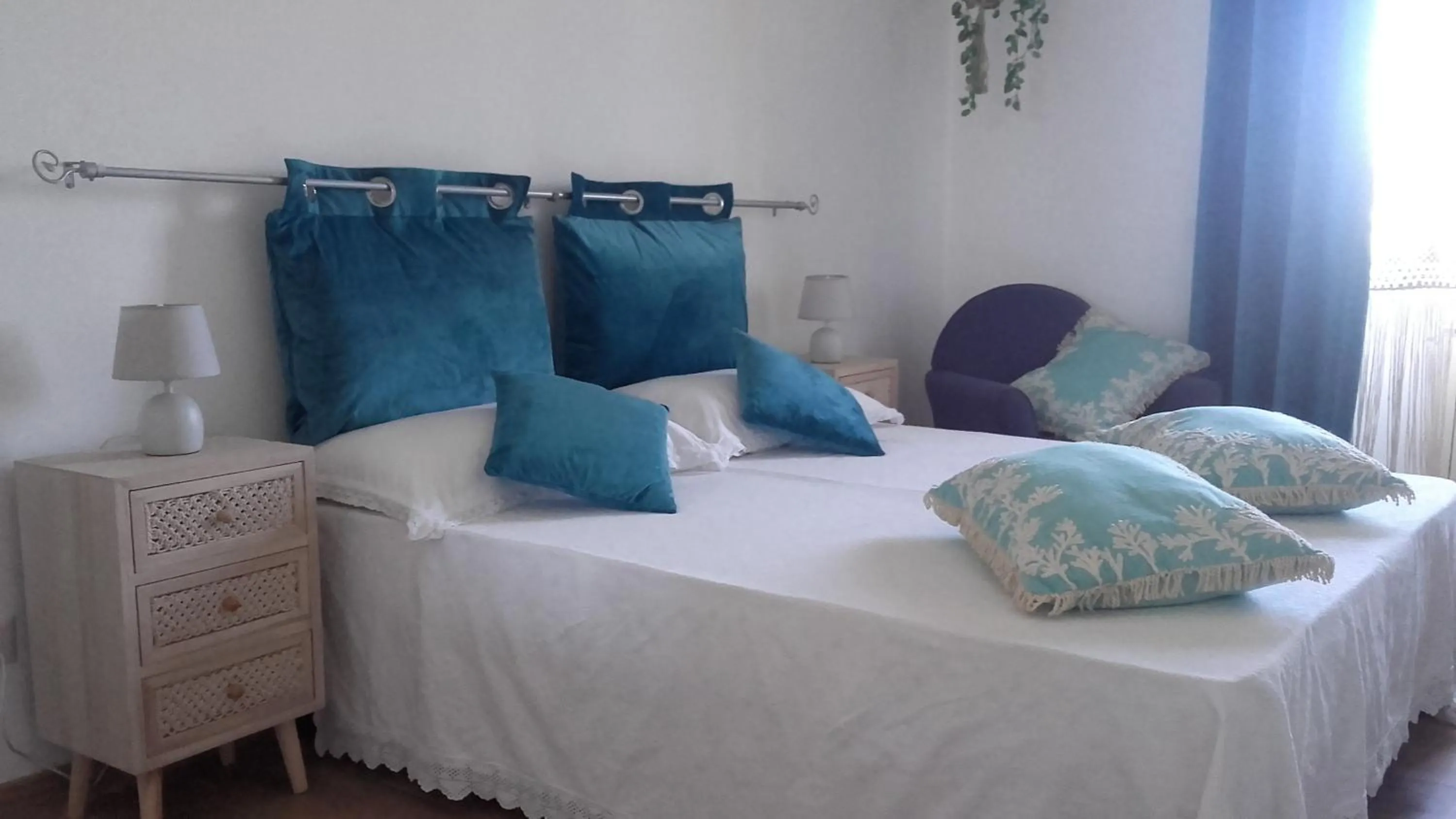 Bed in Ostia Lido Central Rooms