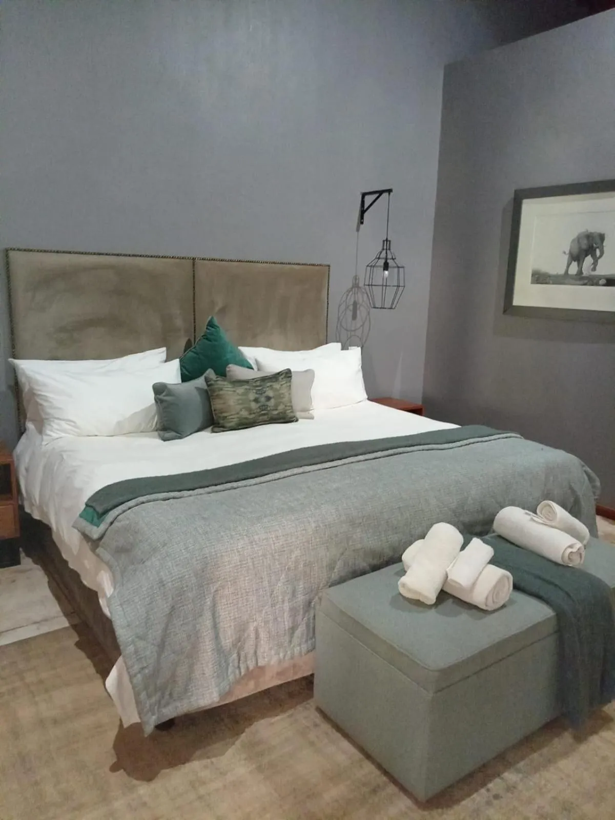 Bed in Kilima Private Game Reserve & Spa