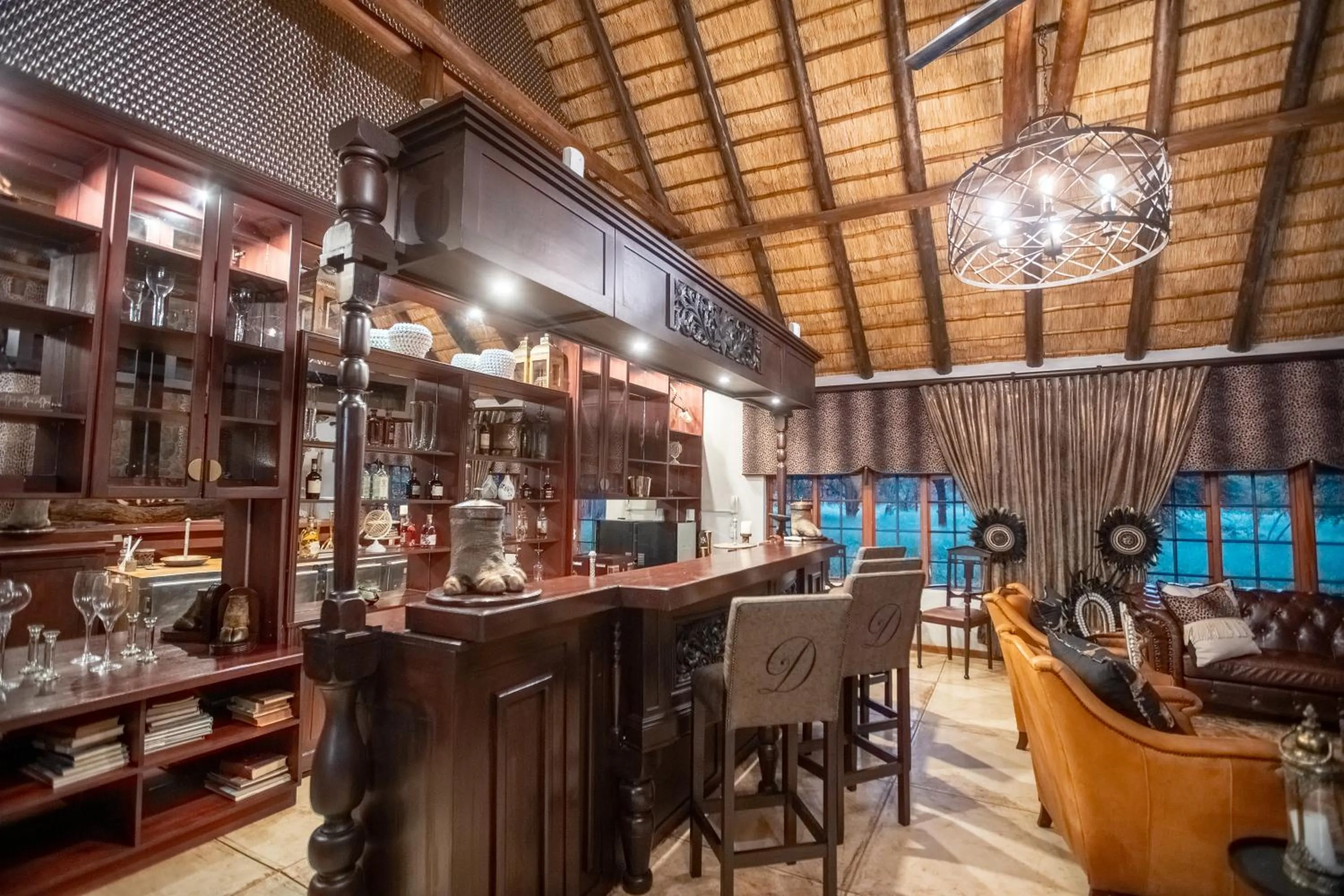 Lounge or bar in Kilima Private Game Reserve & Spa