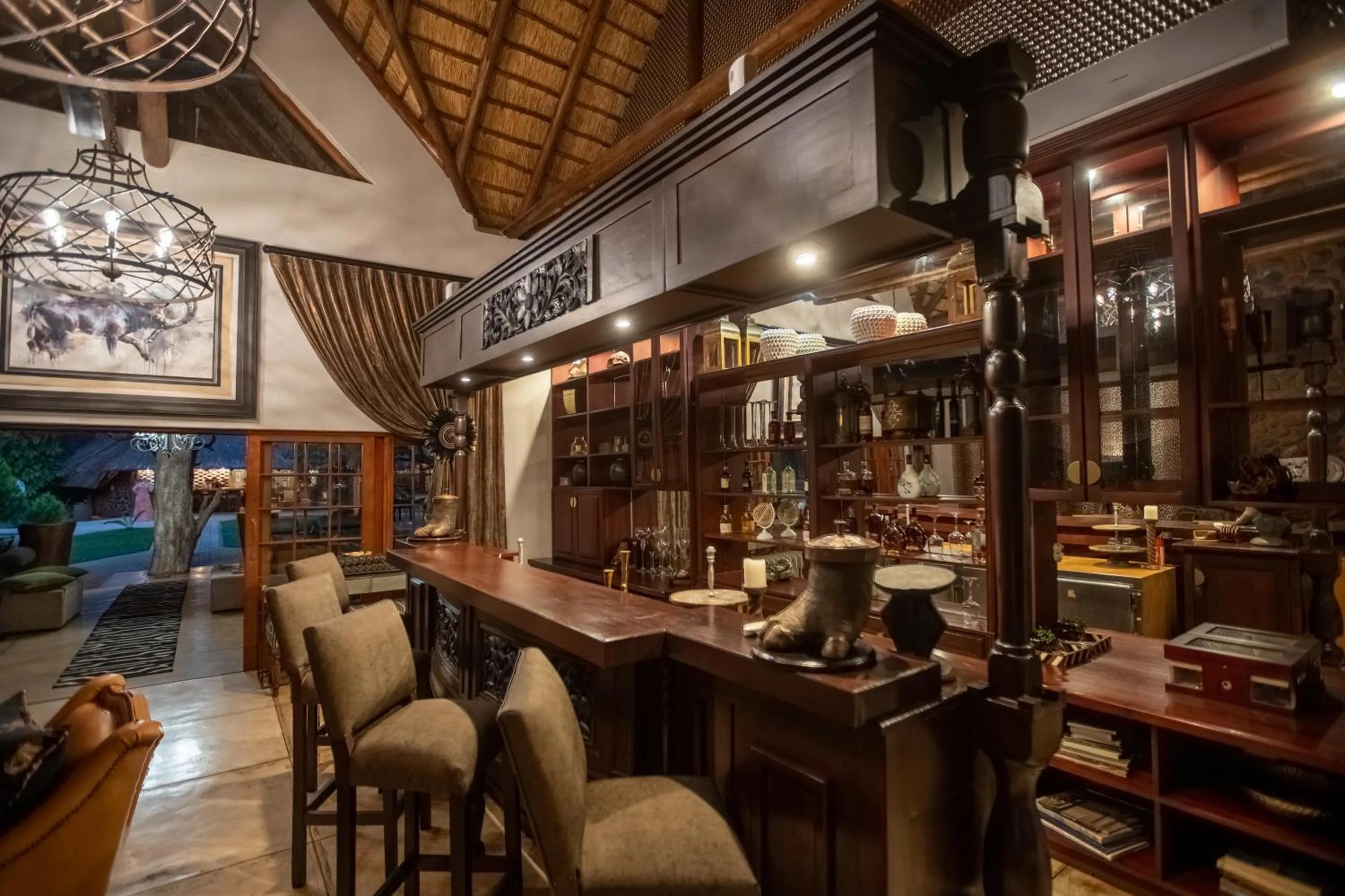 Lounge or bar in Kilima Private Game Reserve & Spa