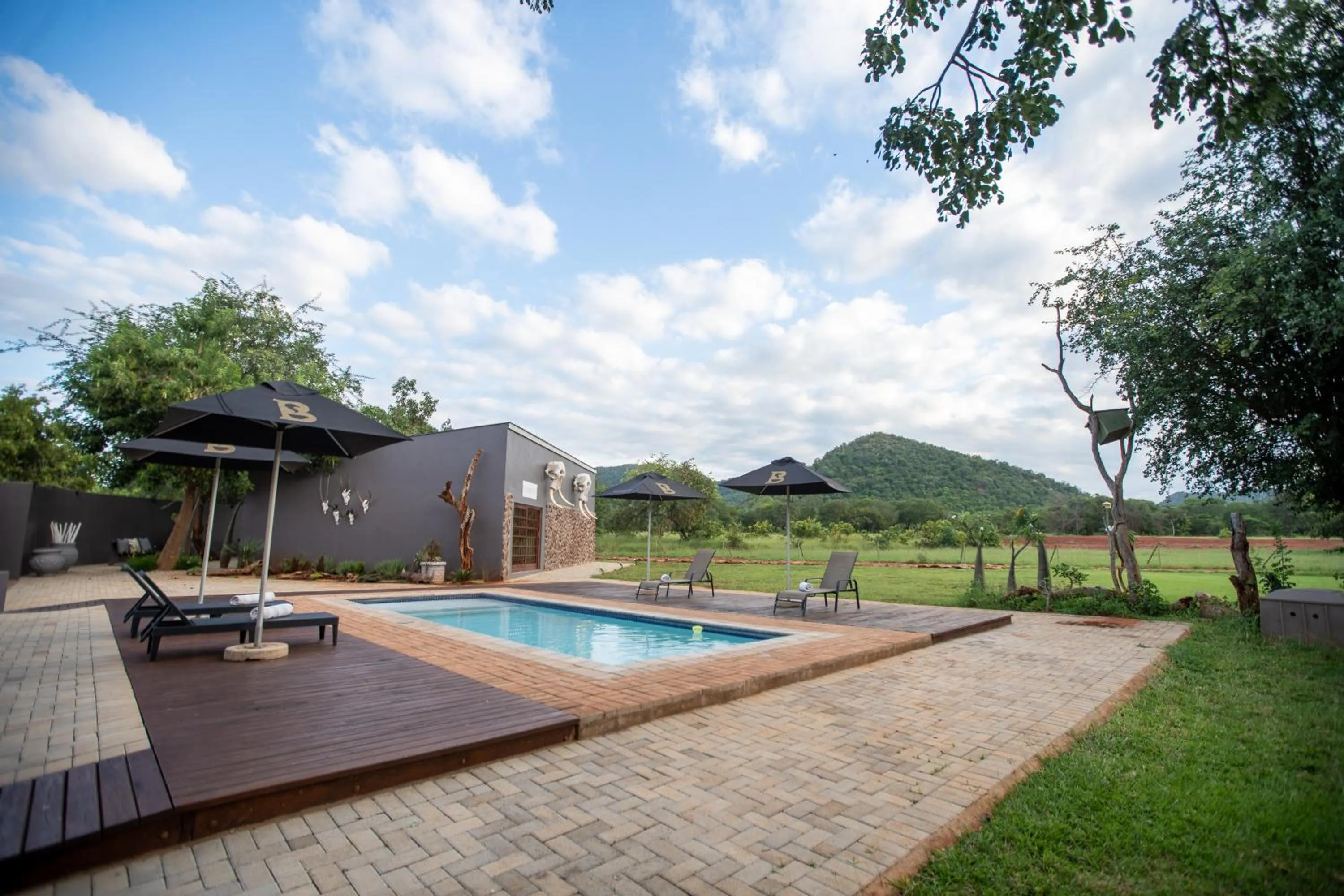 Pool view in Kilima Private Game Reserve & Spa