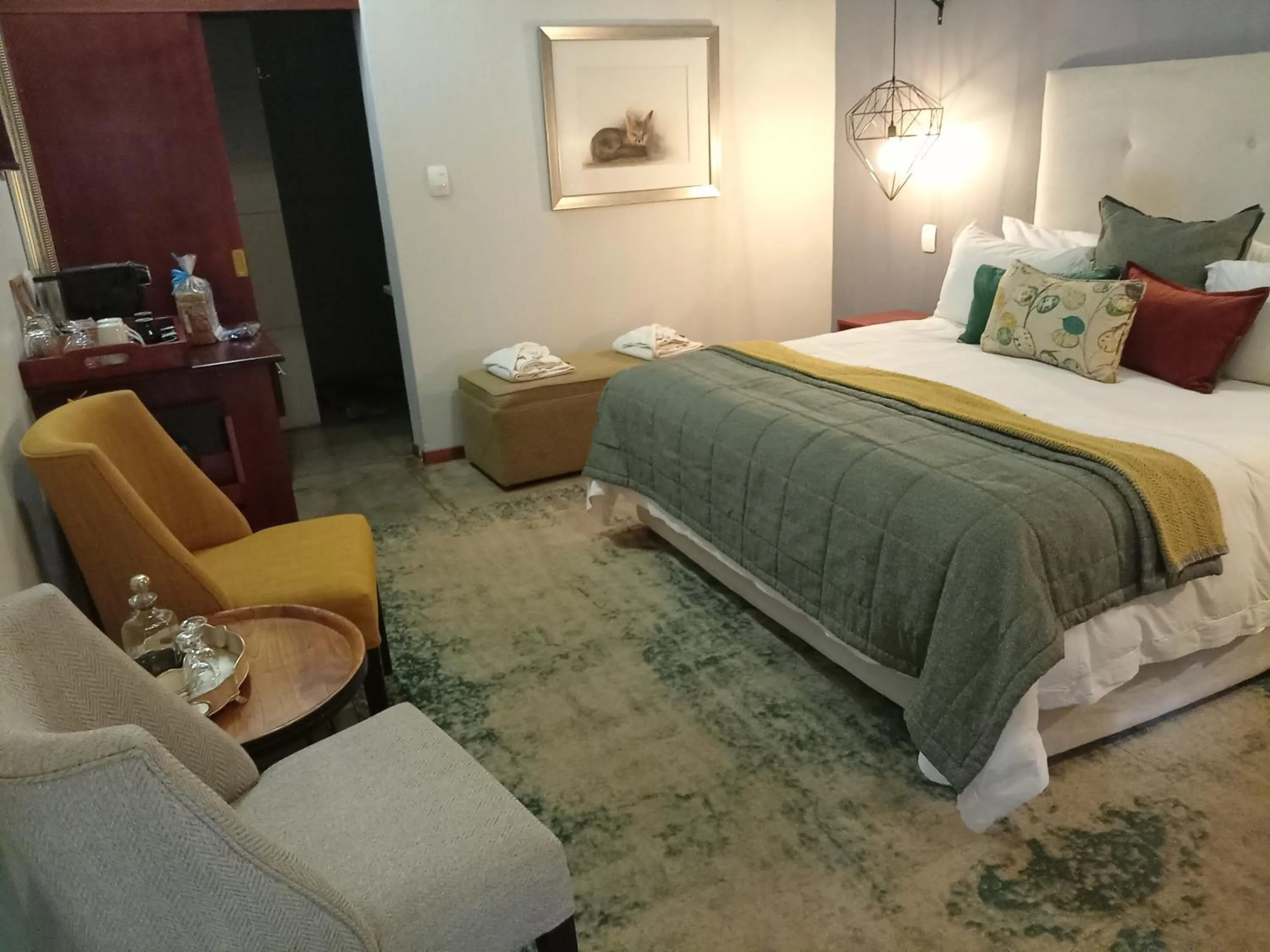 Bed in Kilima Private Game Reserve & Spa