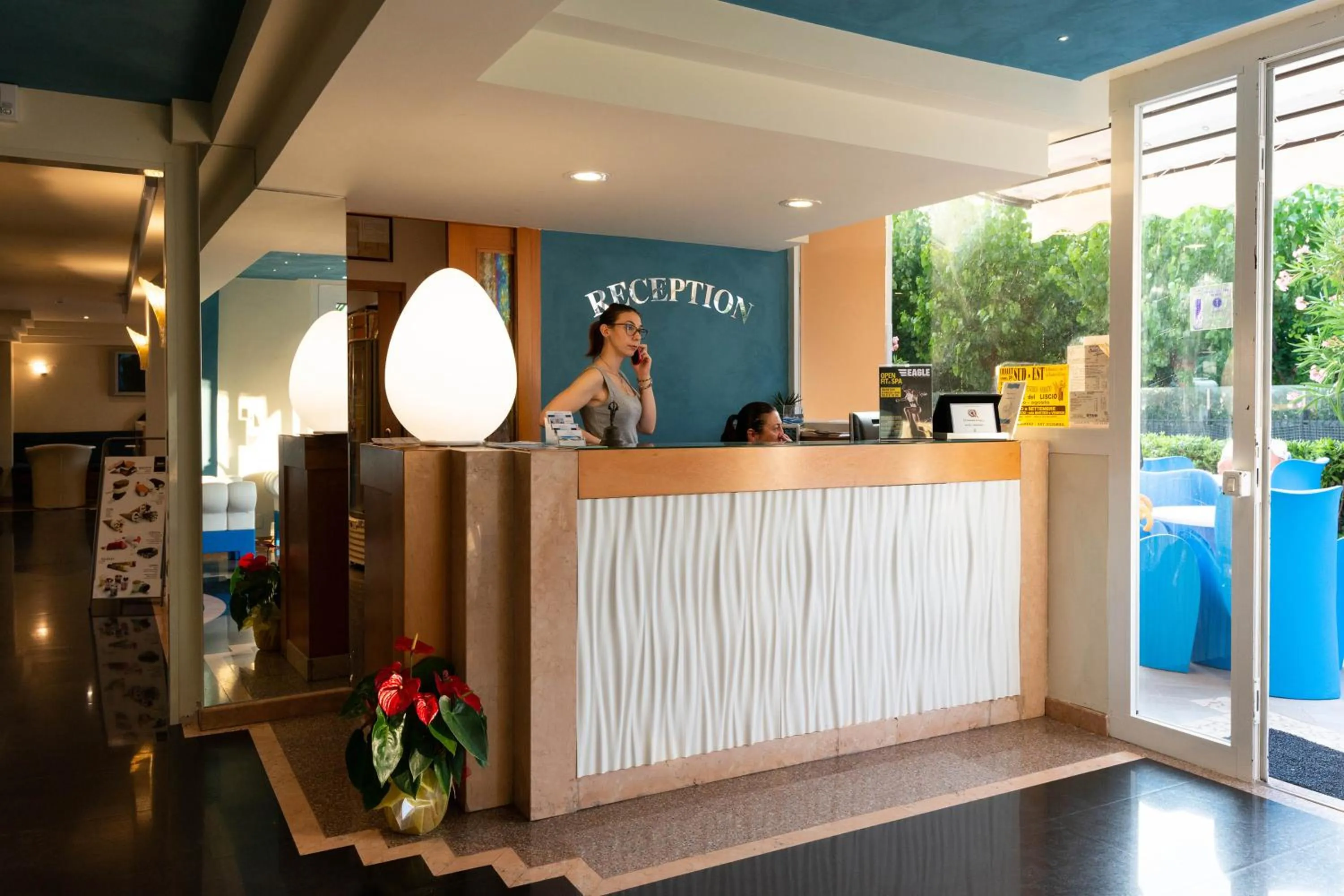 Lobby or reception in Hotel Paradiso