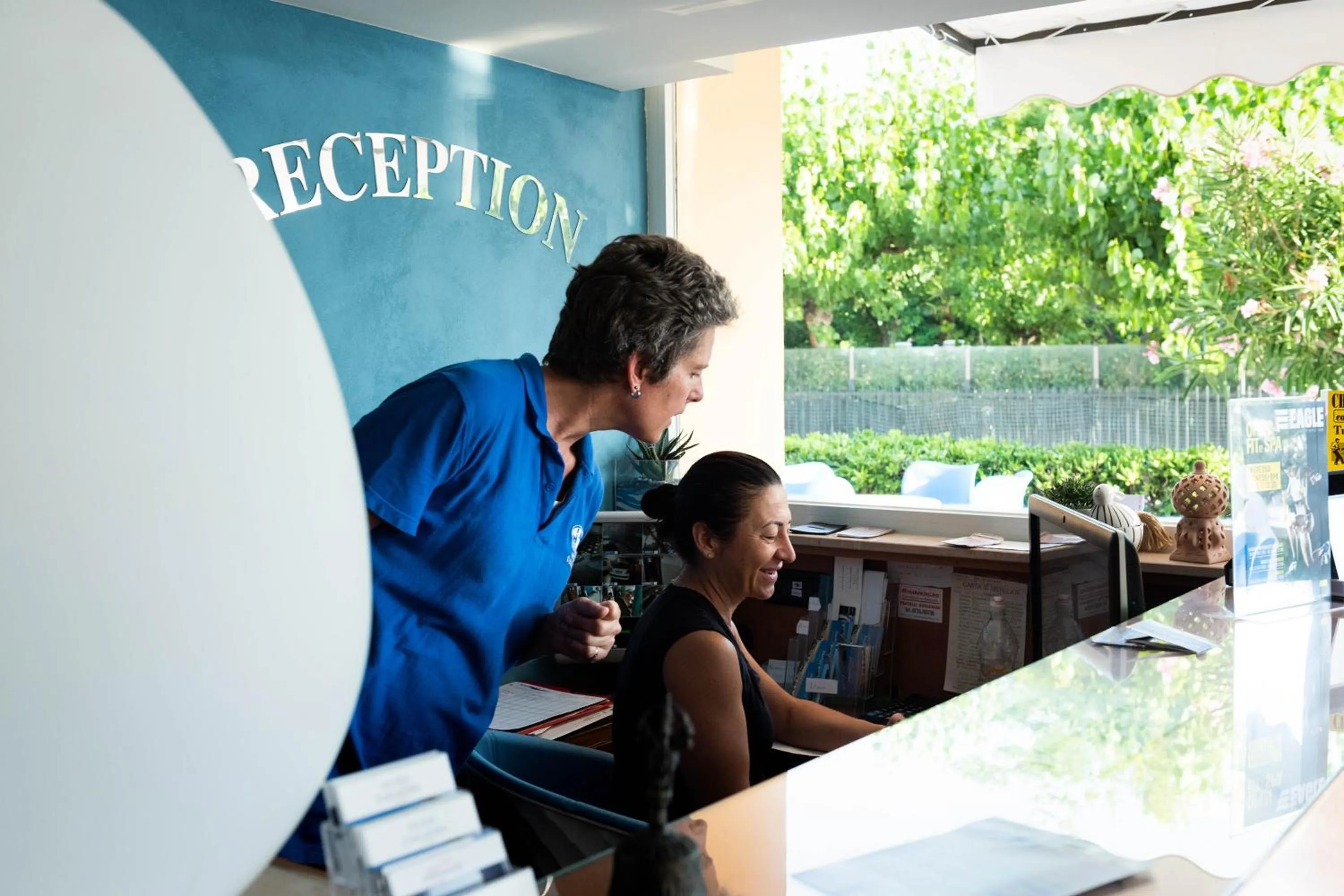Lobby or reception in Hotel Paradiso
