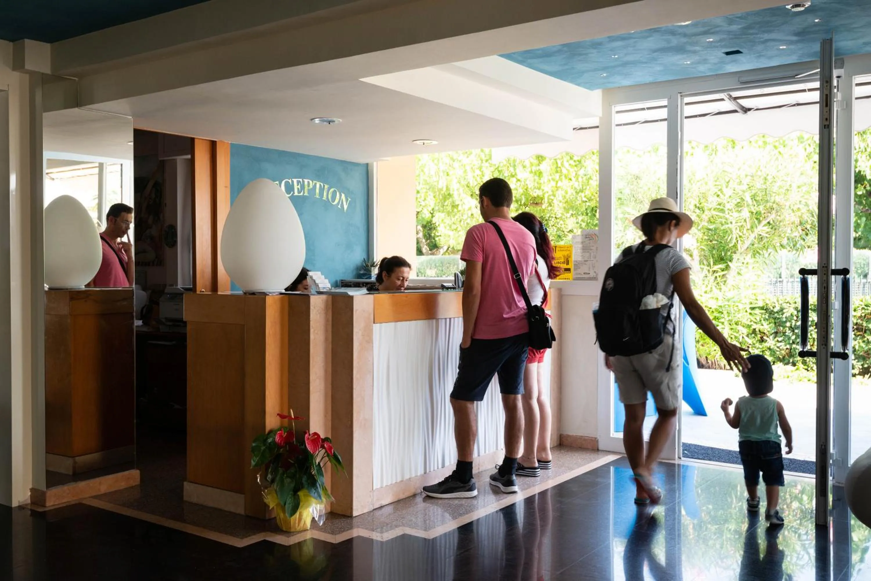 Lobby or reception in Hotel Paradiso