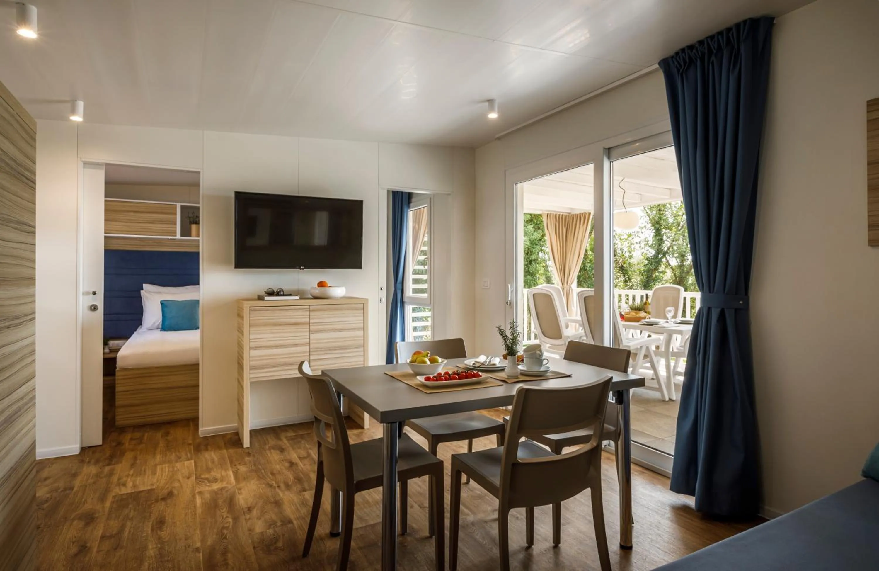 Living room, Bed in Maistra Camping Amarin Mobile homes