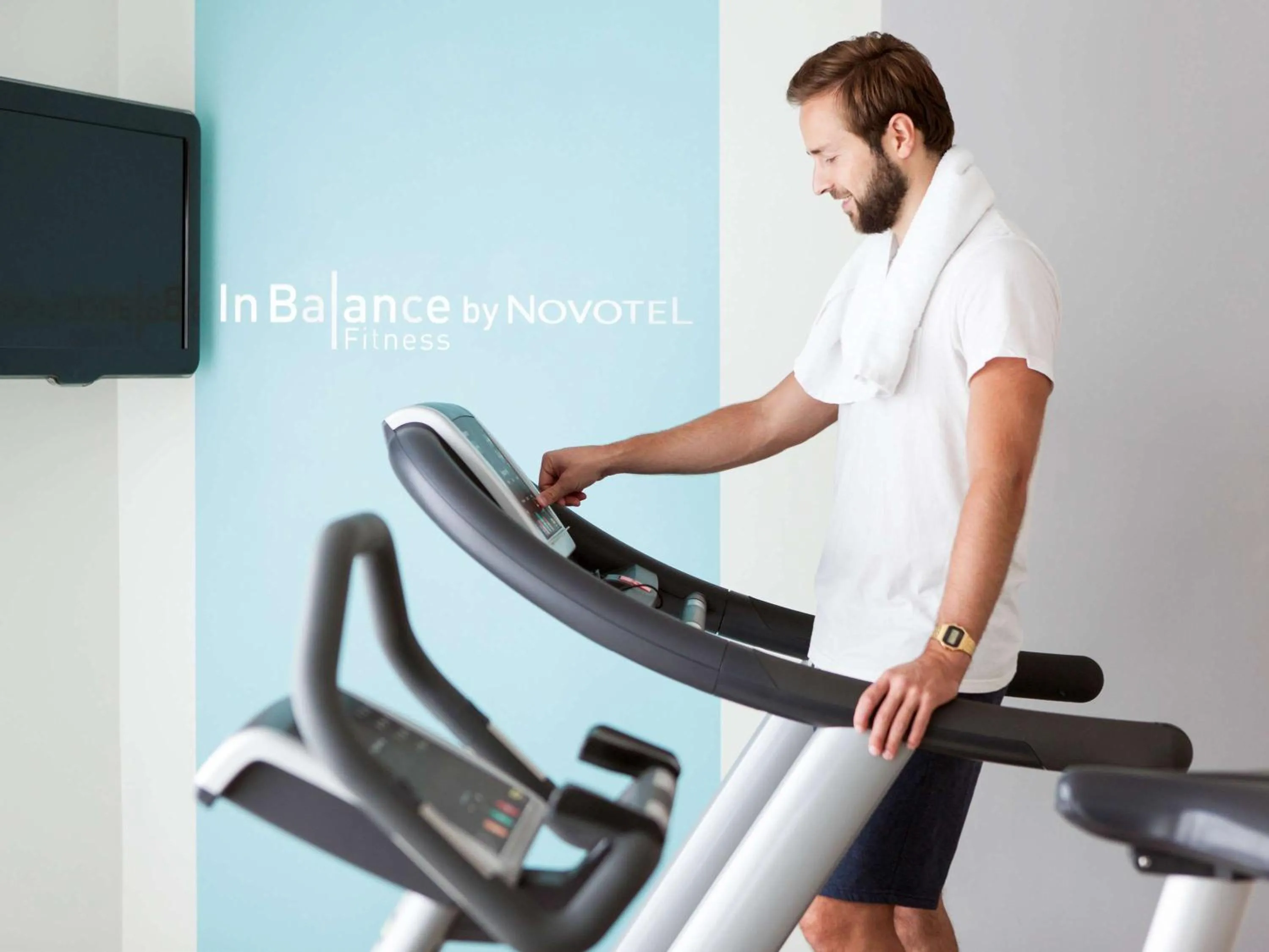 Fitness centre/facilities in Novotel Suites Paris Stade de France