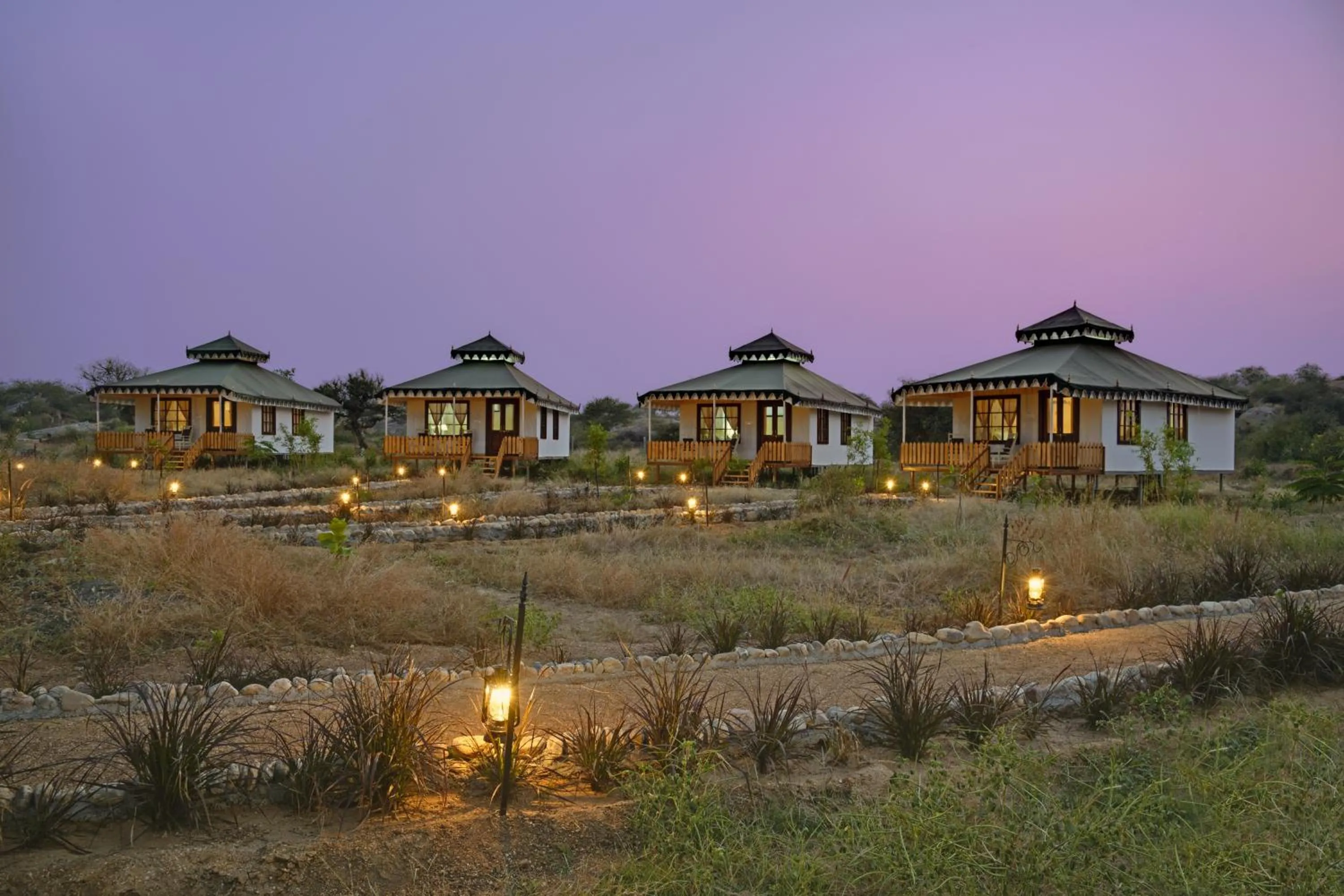 Property building in Jawai Leopard Safari Lodge