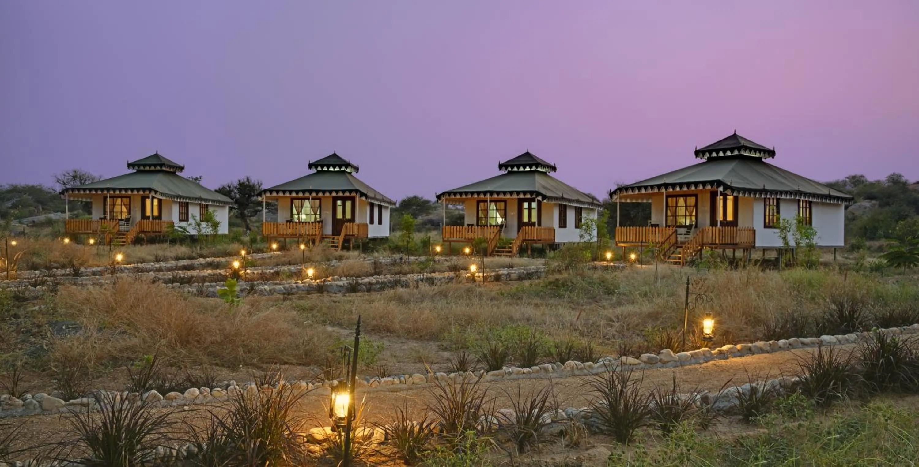 Property building in Jawai Leopard Safari Lodge