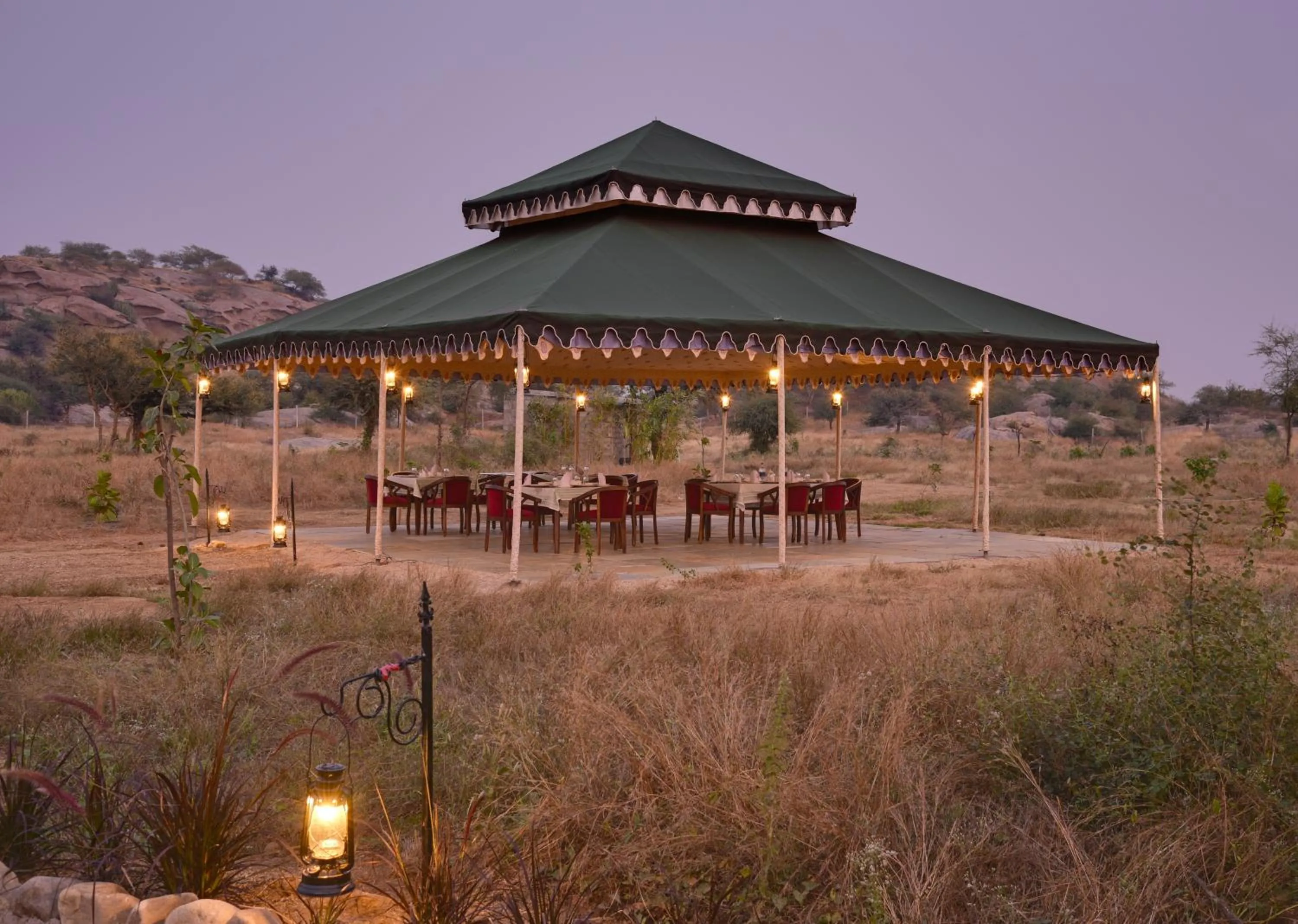 Property building in Jawai Leopard Safari Lodge
