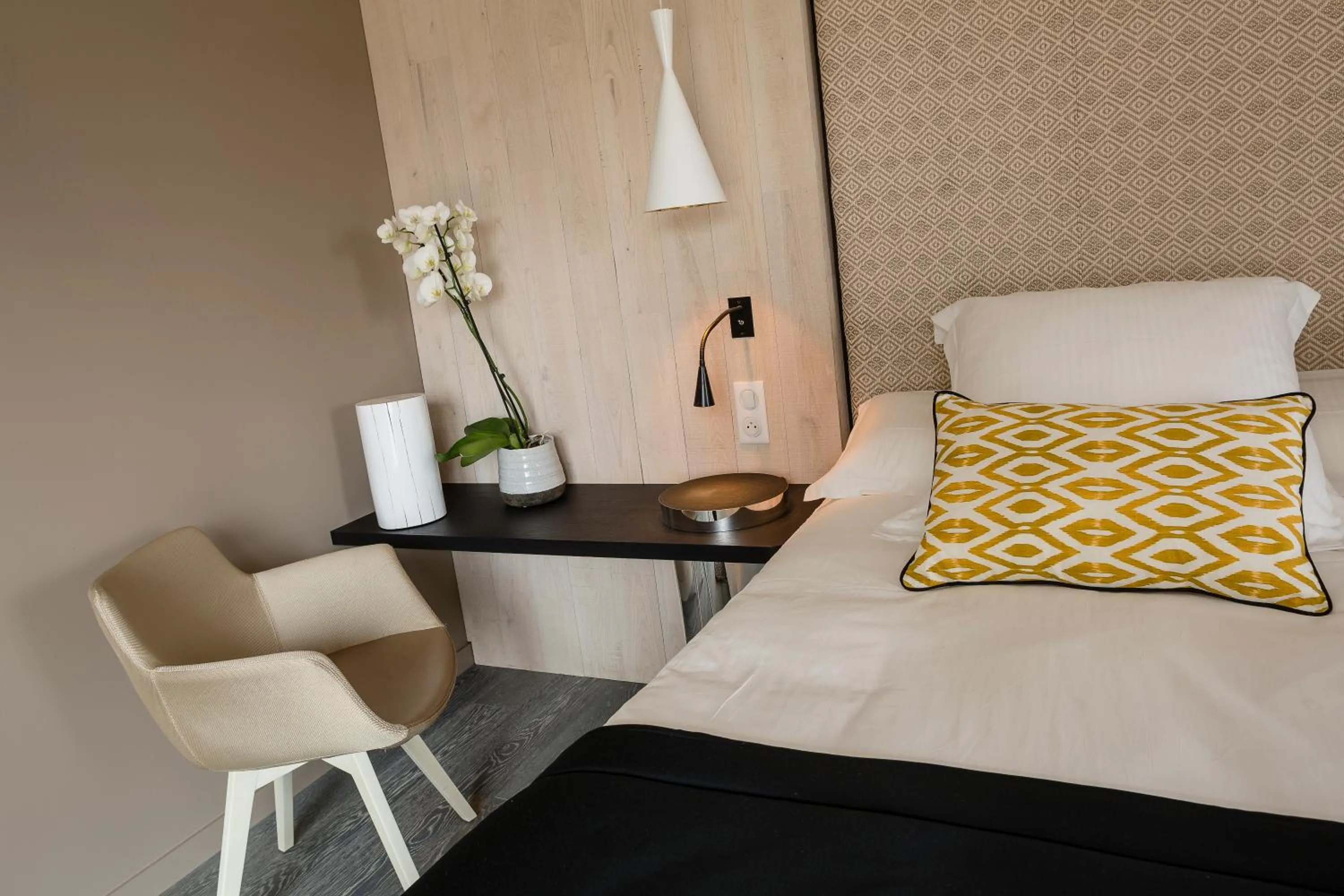 Decorative detail, Bed in Thalazur Arcachon