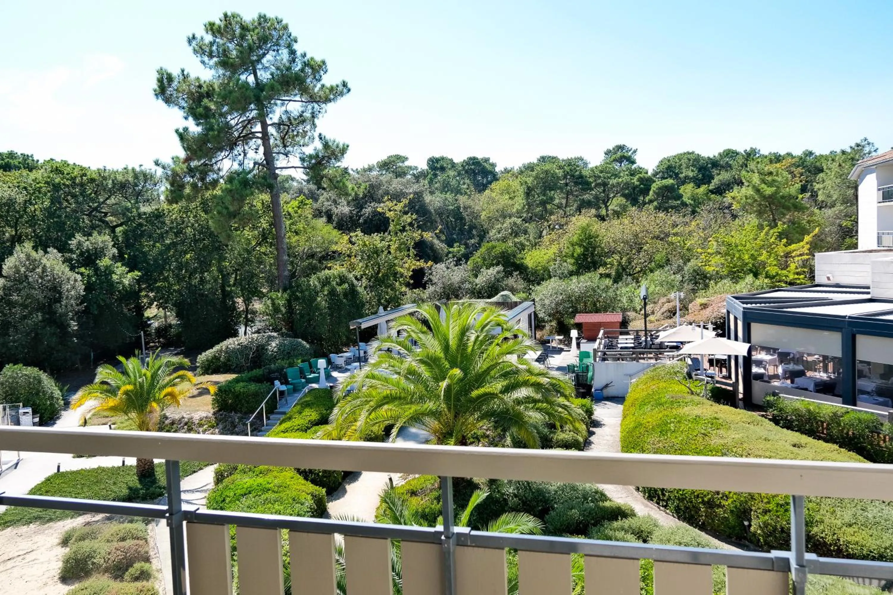 Garden view in Thalazur Arcachon