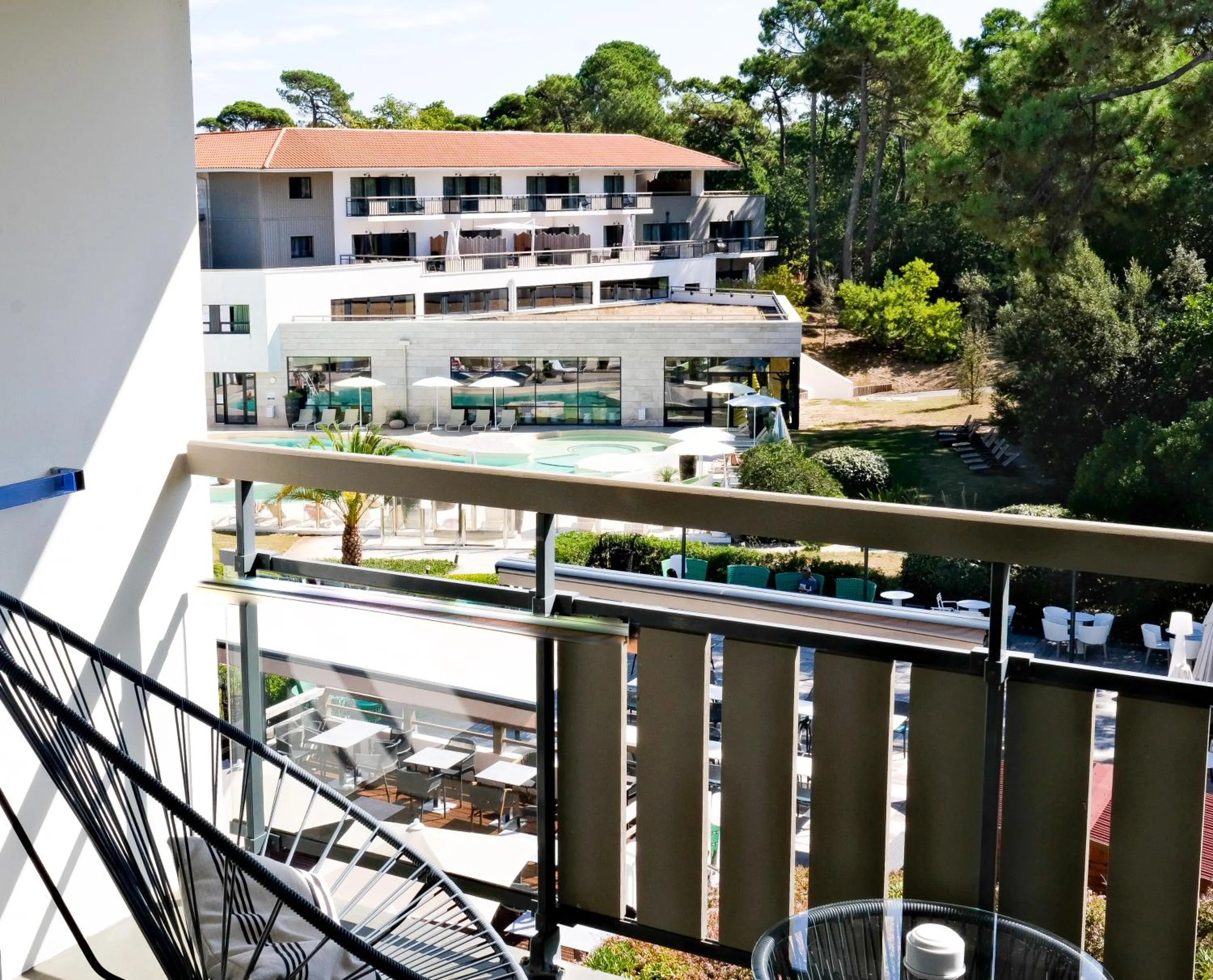 Garden view in Thalazur Arcachon