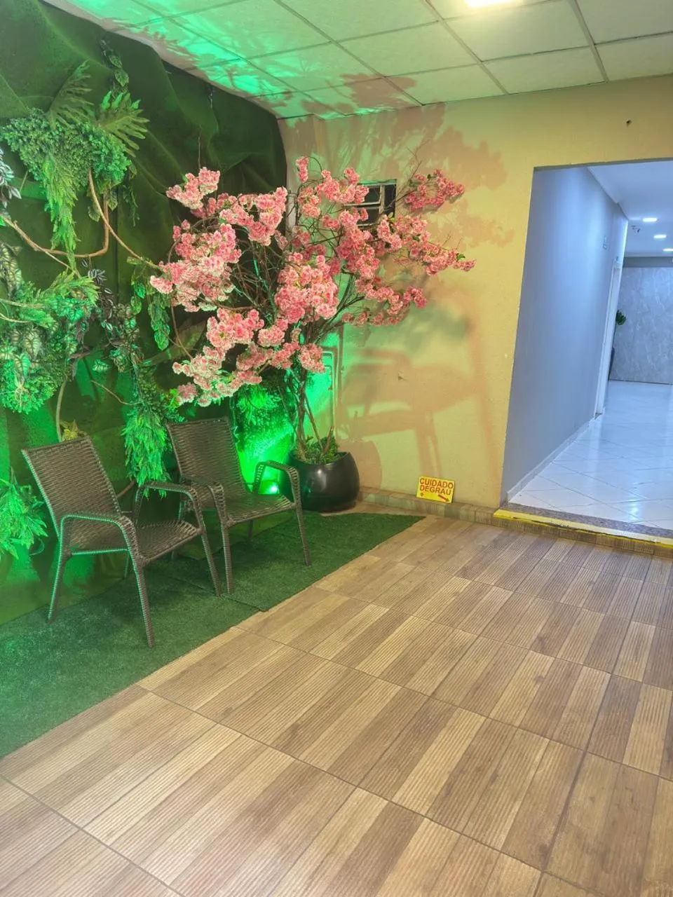 Seating area in Pousada Center