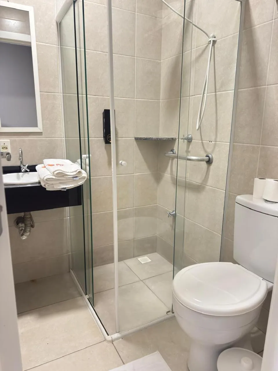 Bathroom in Pousada Center